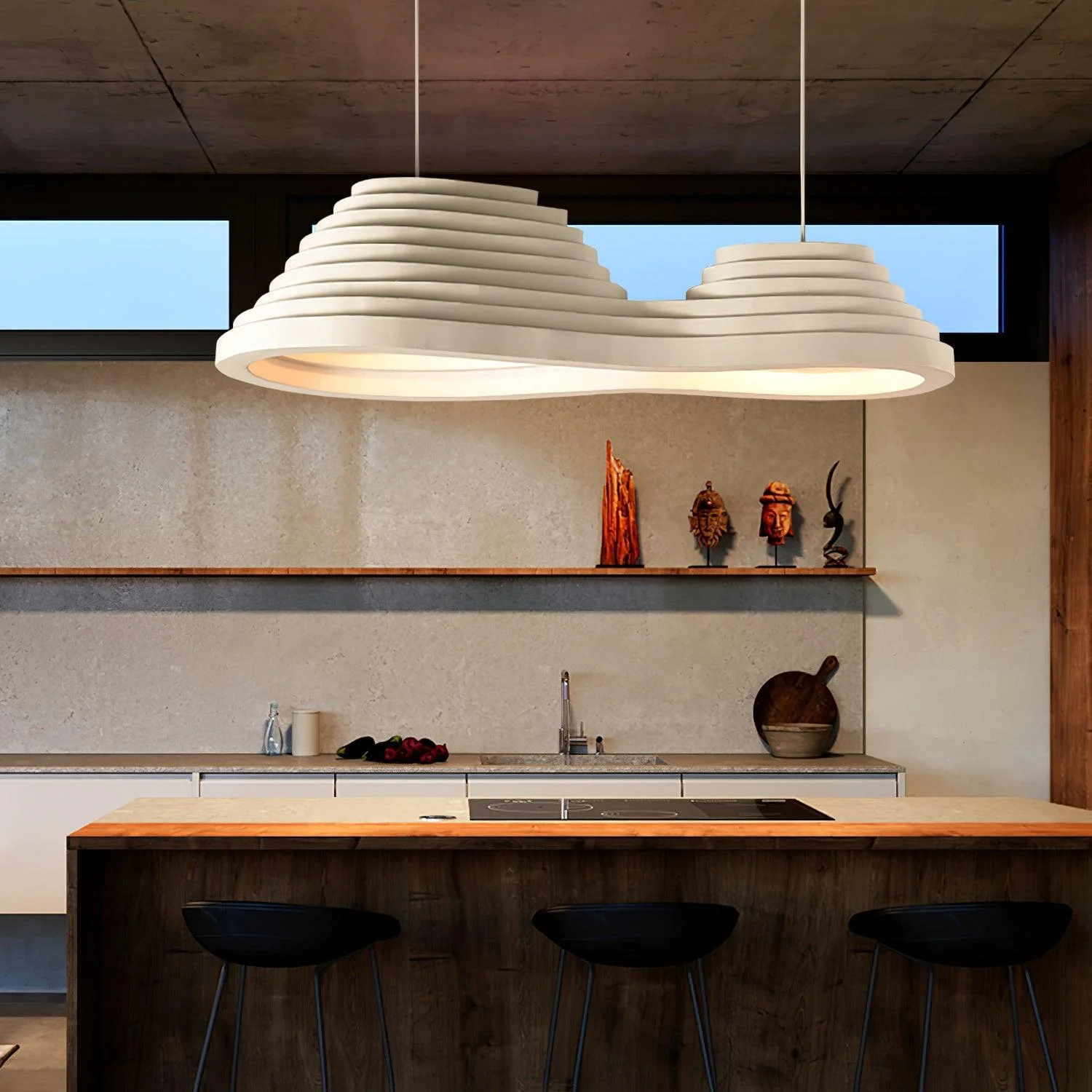 Rice Field Acoustic Pendant Lamp - Image 15