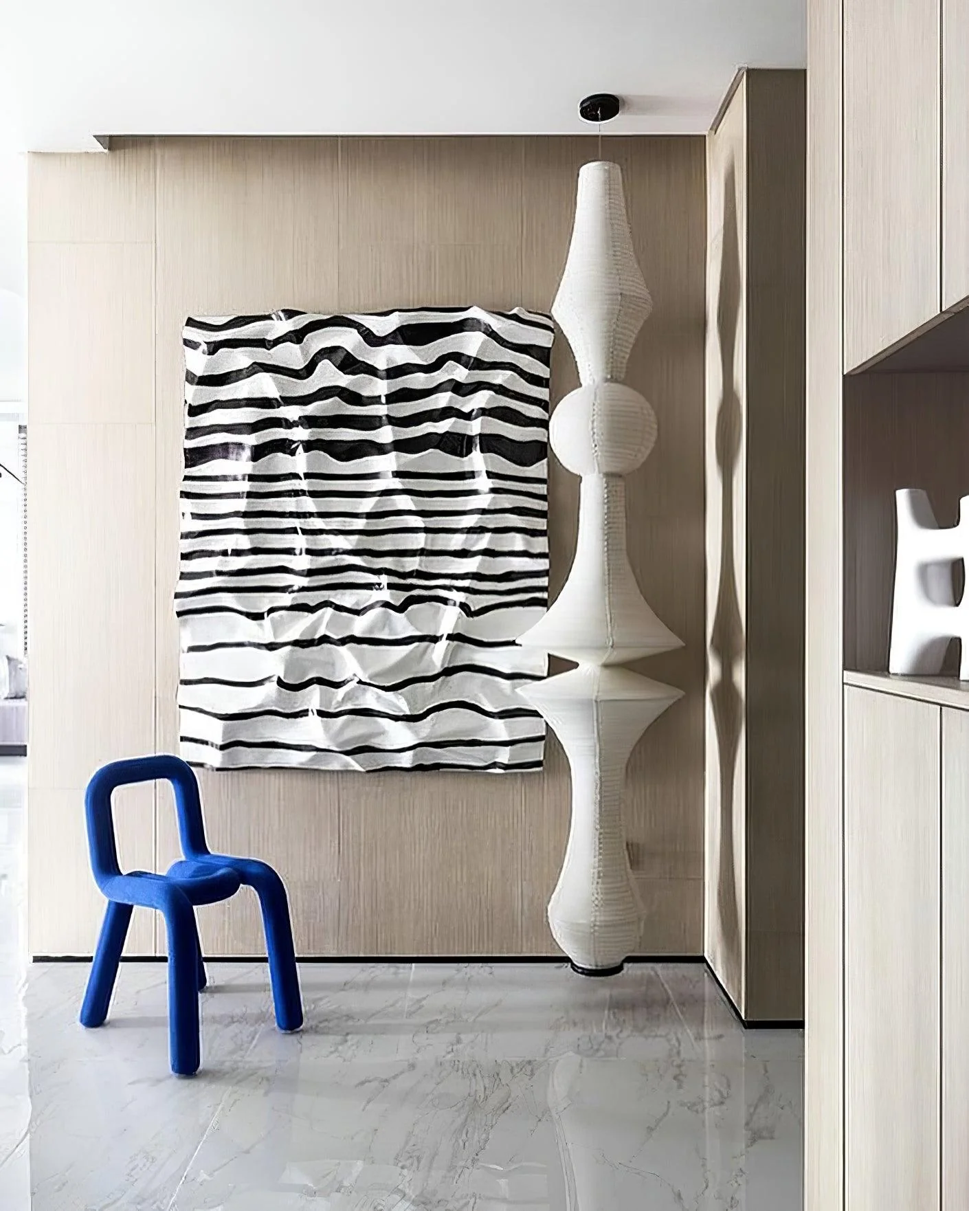 Washi Paper E Pendant Light - Image 21