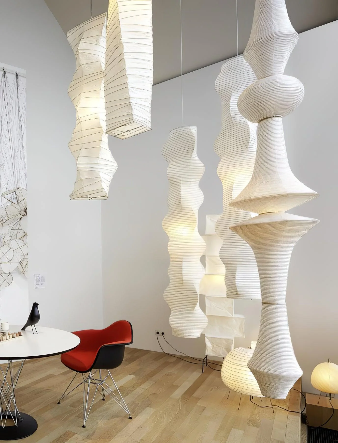 Washi Paper E Pendant Light - Image 35