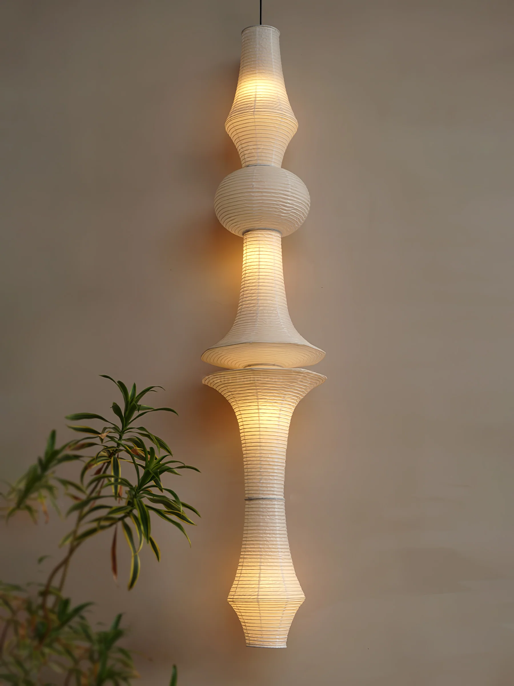 Washi Paper E Pendant Light - Image 63