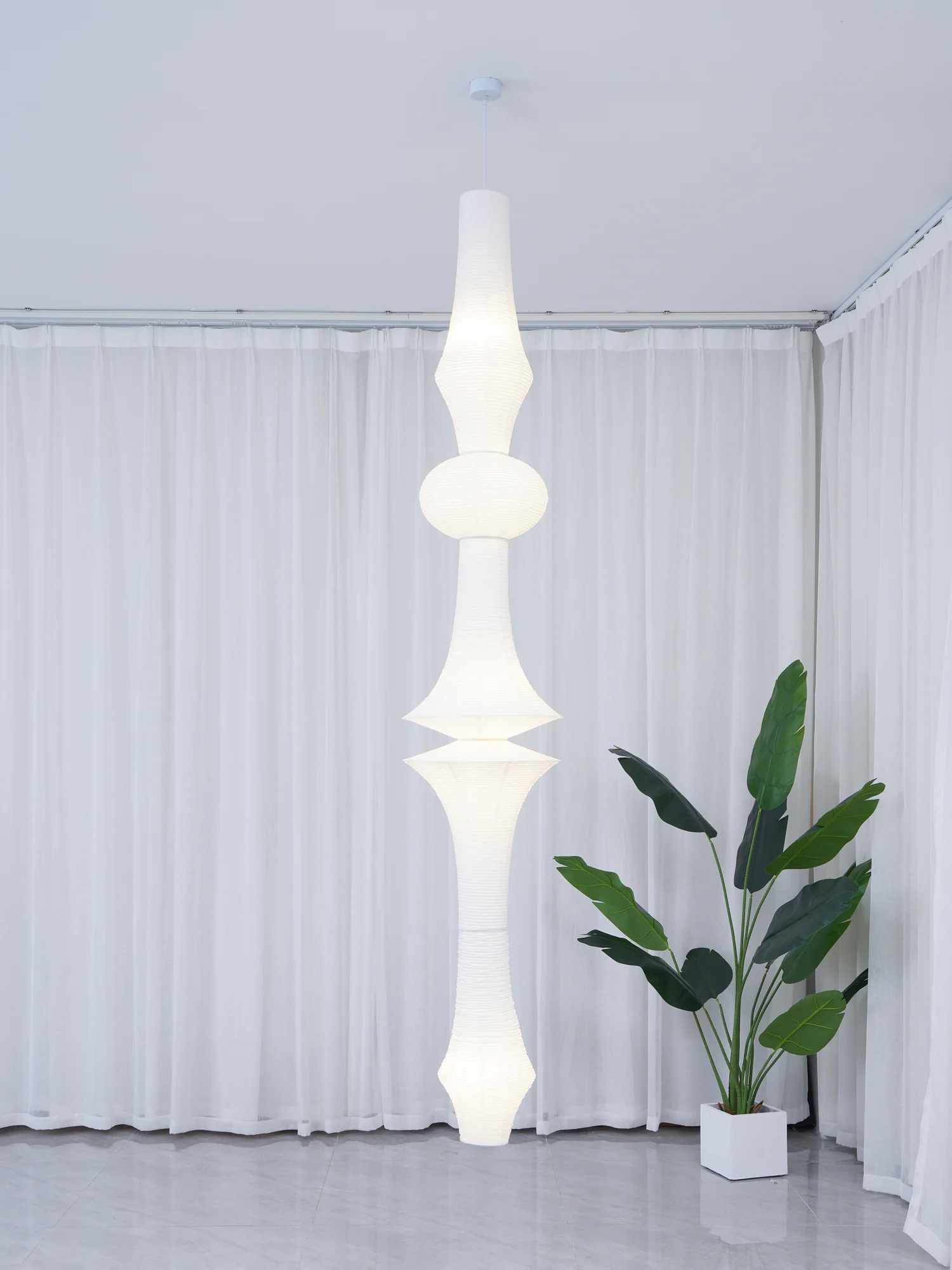 Washi Paper E Pendant Light - Image 72