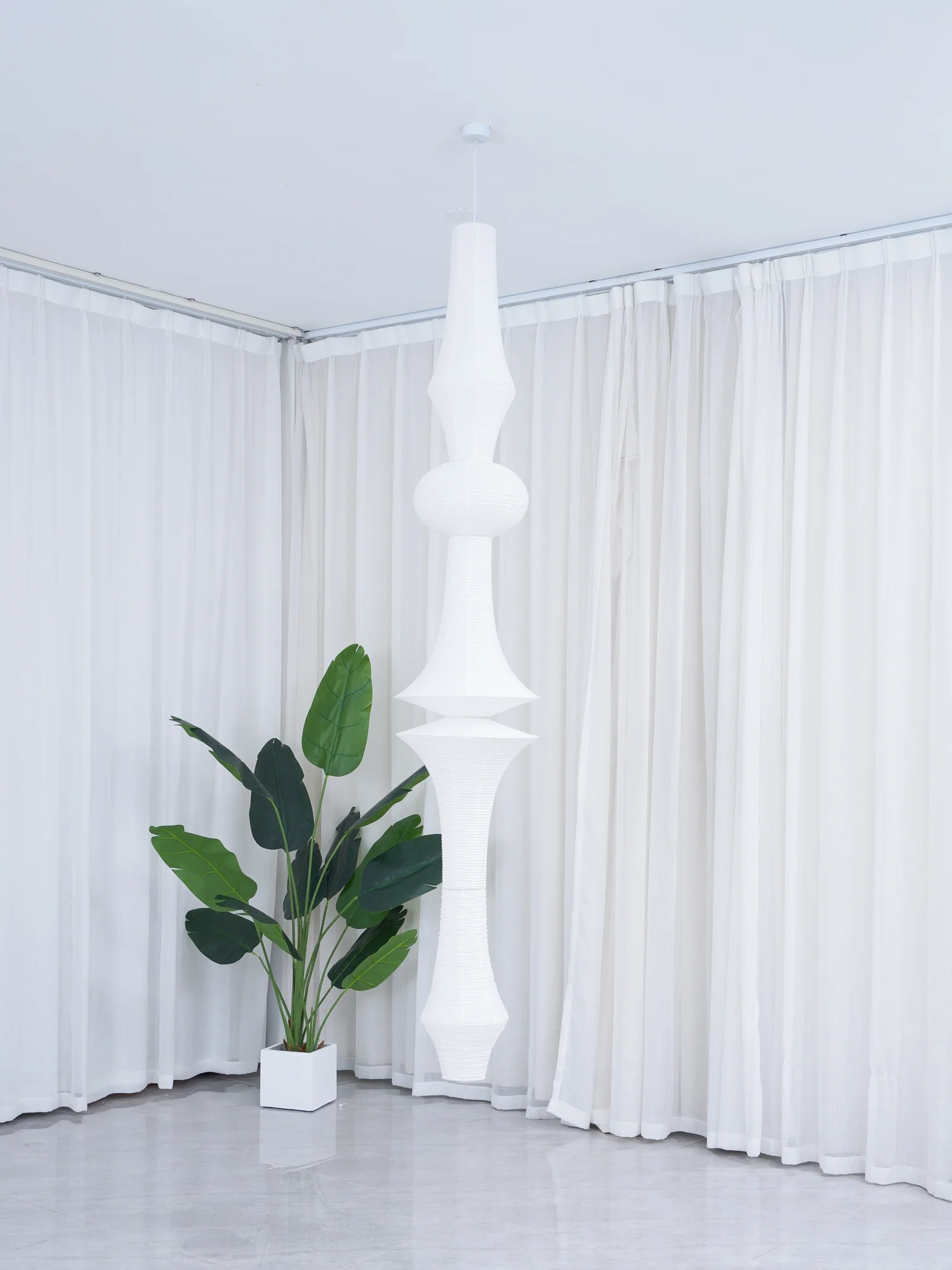 Washi Paper E Pendant Light - Image 73