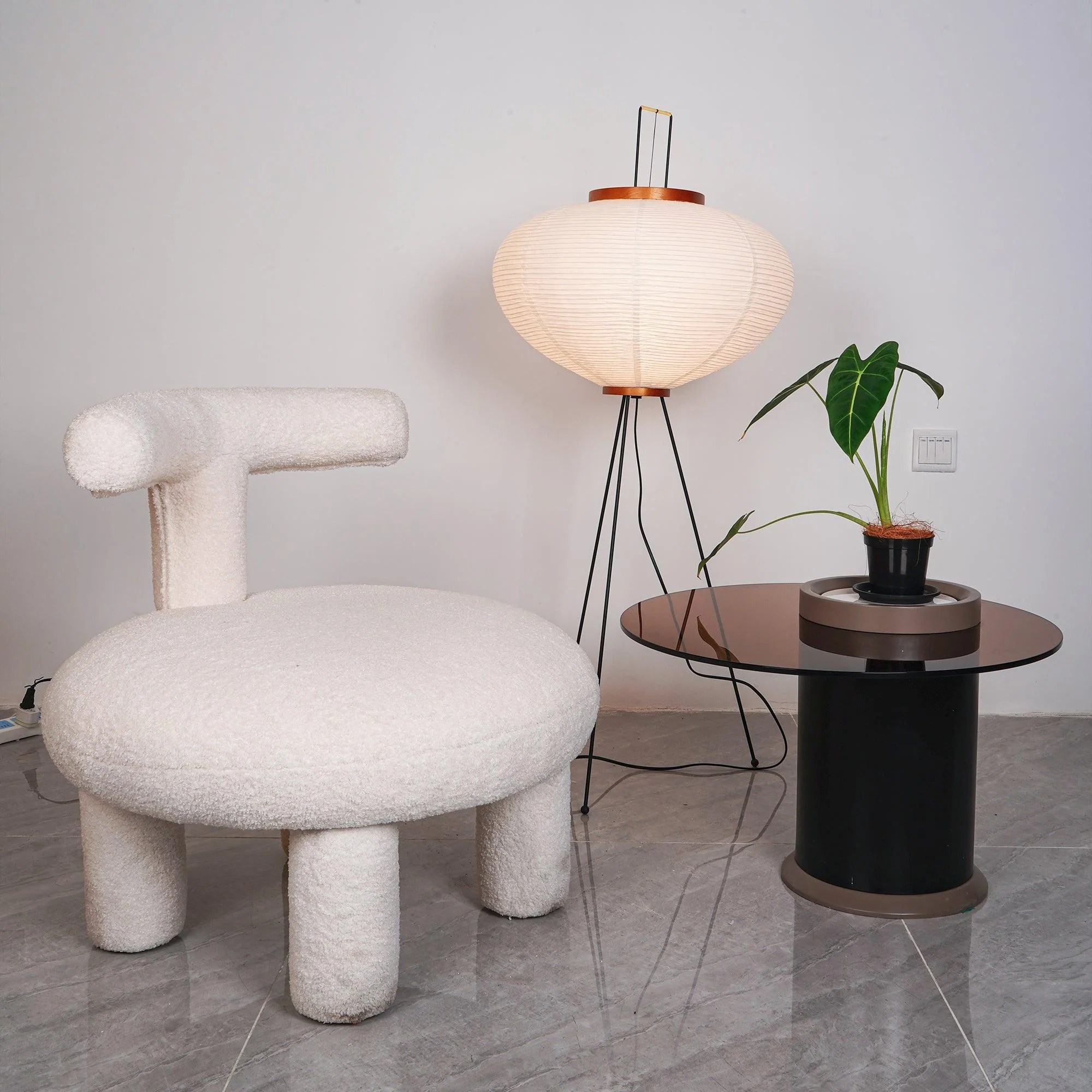 Rice Paper Floor Lamp - Image 42
