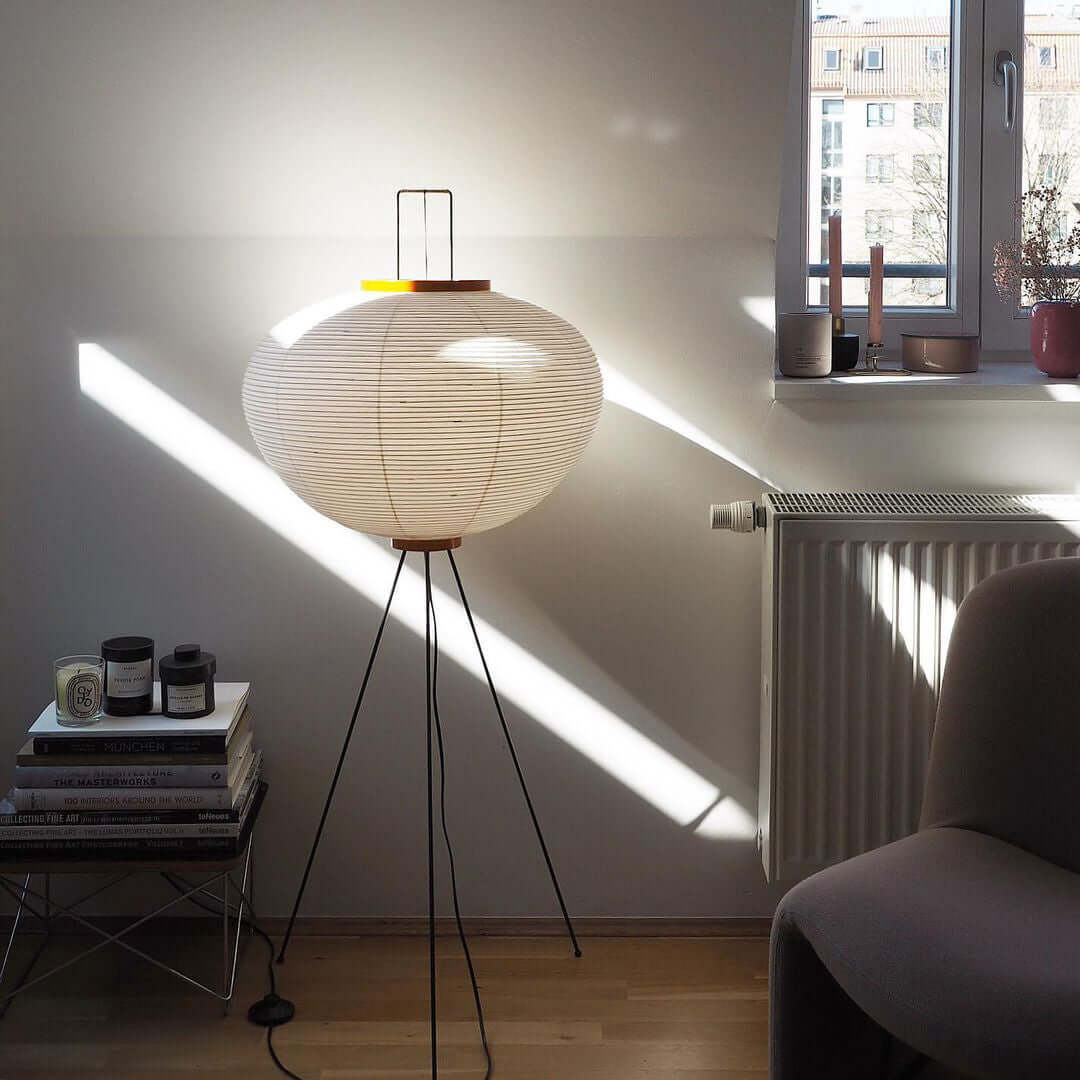 Rice Paper Floor Lamp - Image 76