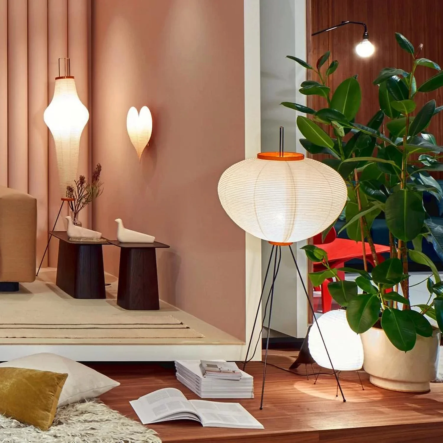 Rice Paper Floor Lamp - Image 86