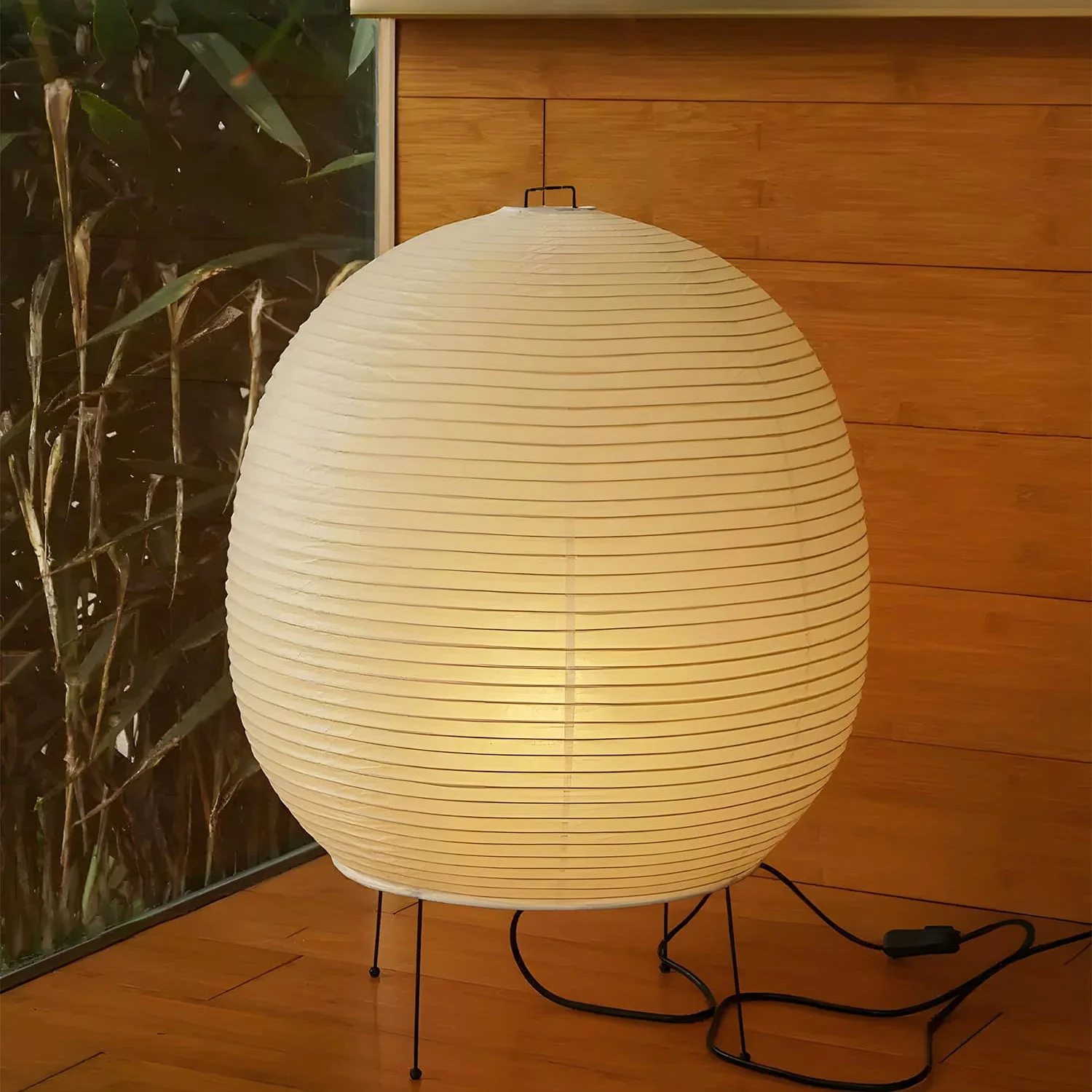 Rice Paper Lantern Table Lamp - Image 7