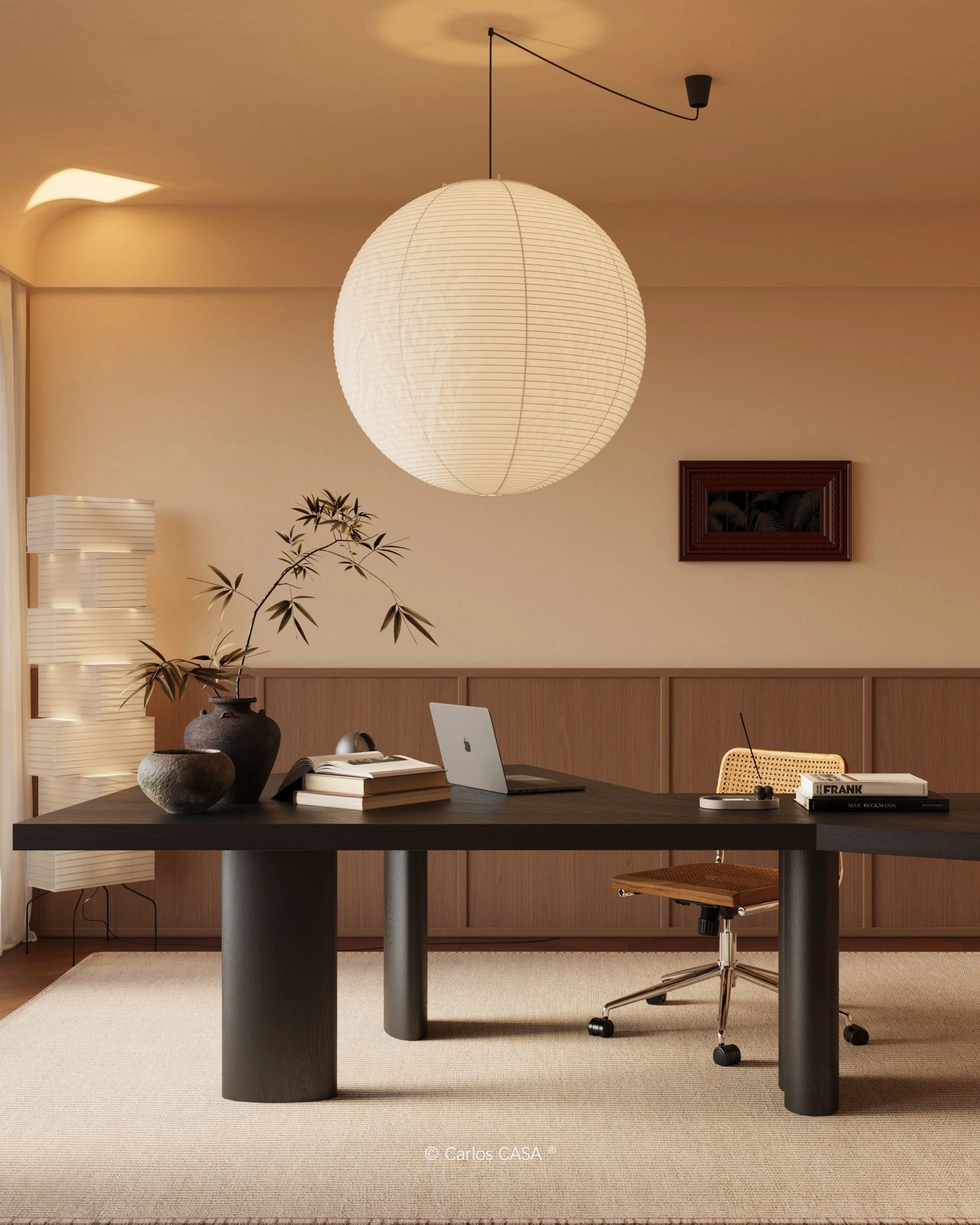Washi Paper A Pendant Lamp - Image 106