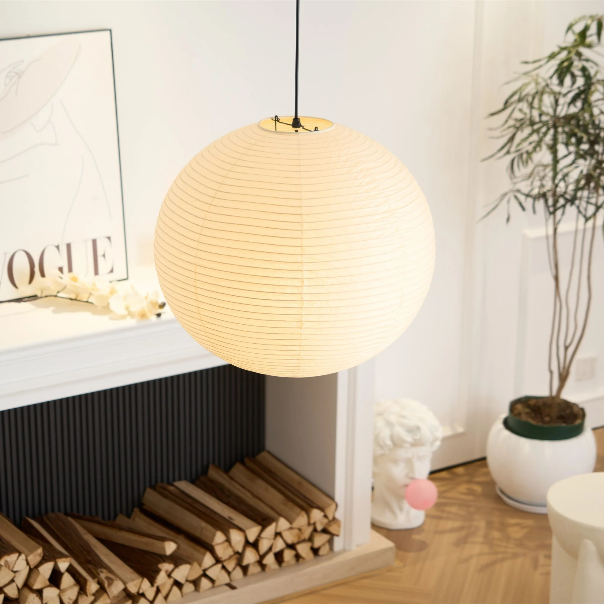 Washi Paper A Pendant Lamp - Image 7