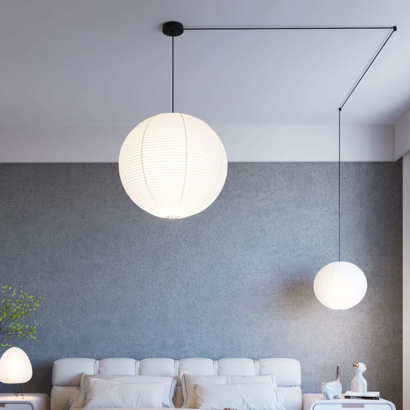 Washi Paper A Pendant Lamp - Image 85