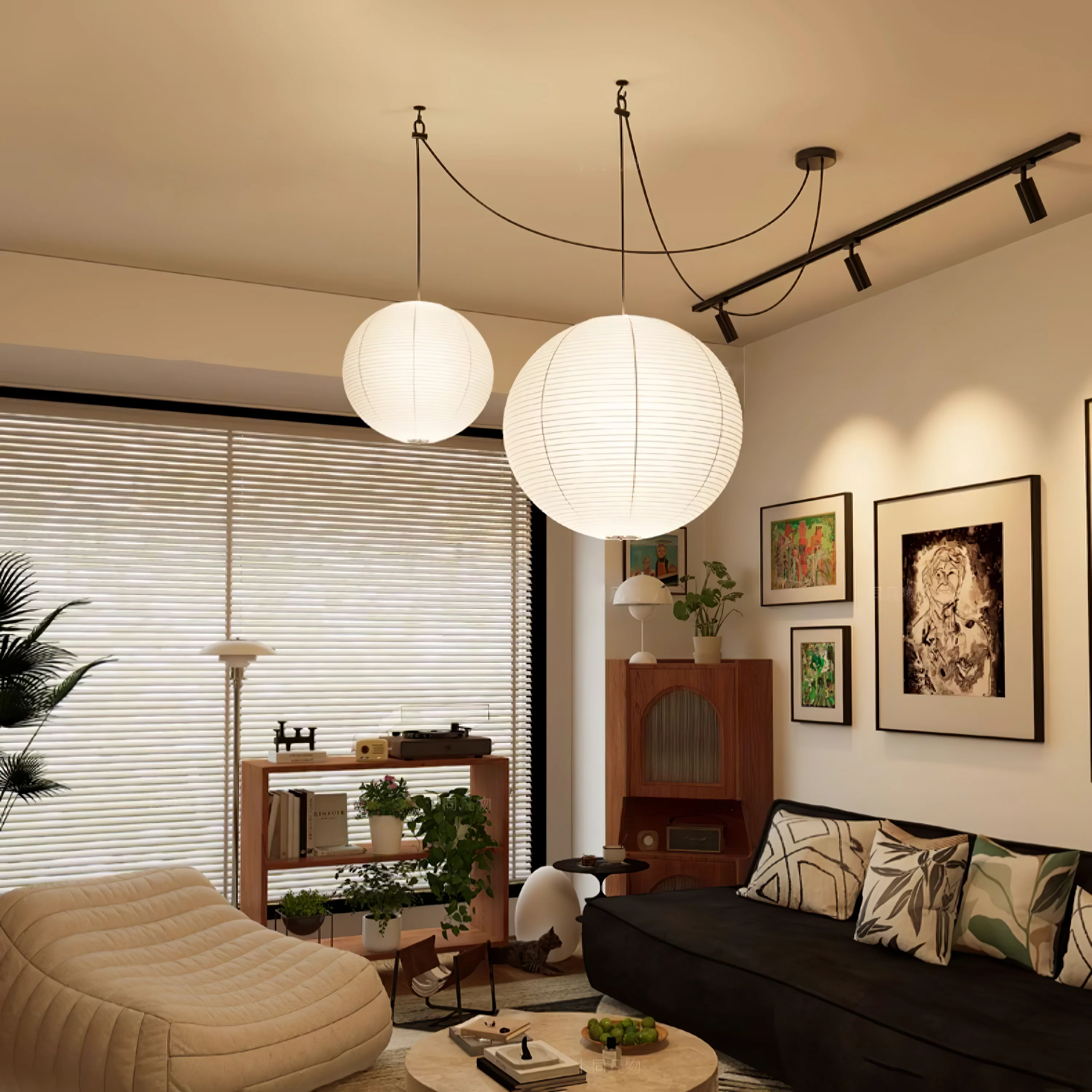 Washi Paper A Pendant Lamp - Image 88