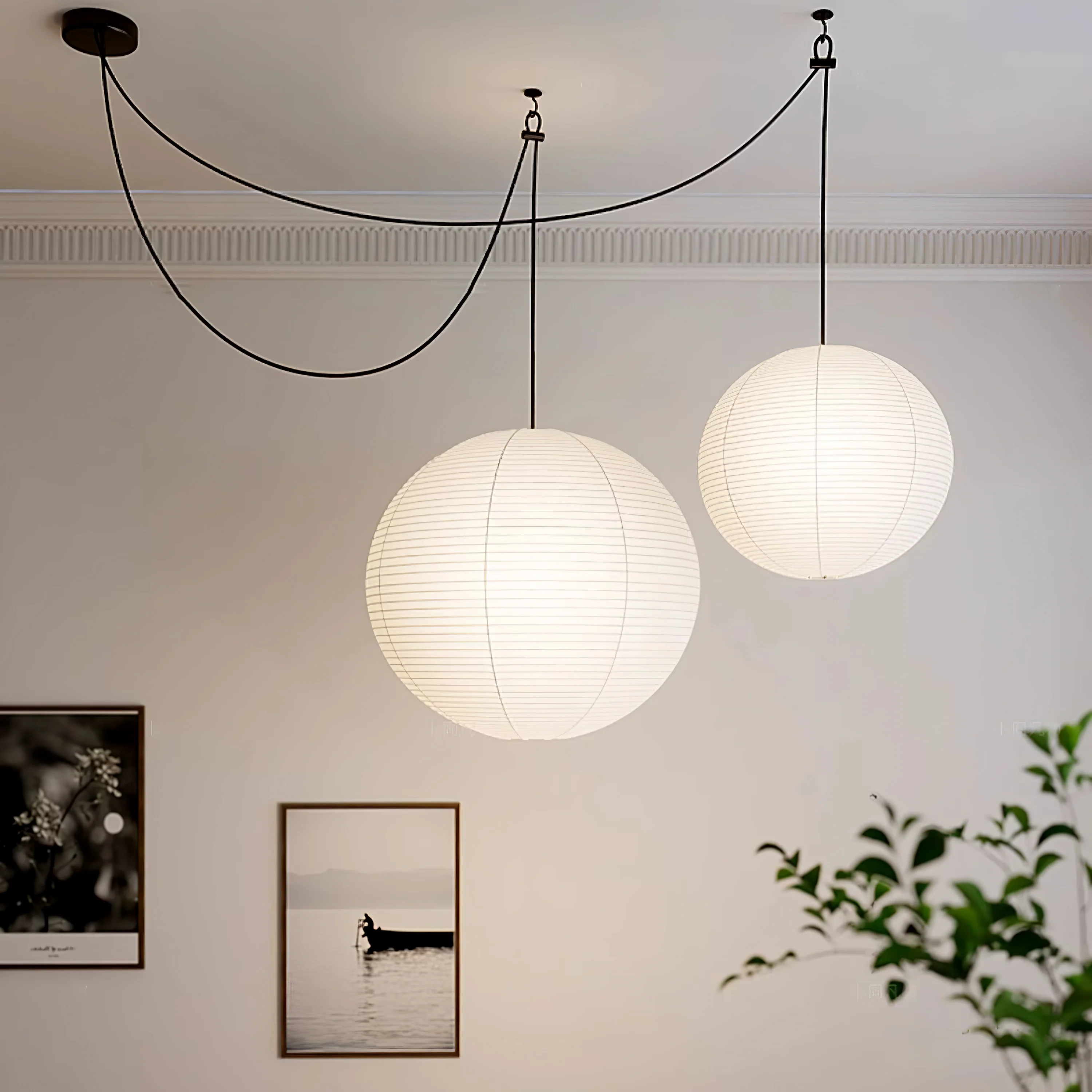 Washi Paper A Pendant Lamp - Image 89