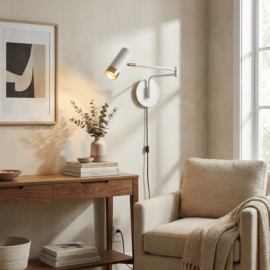 Ridge Arm Plug-in Wall Lamp - Image 4