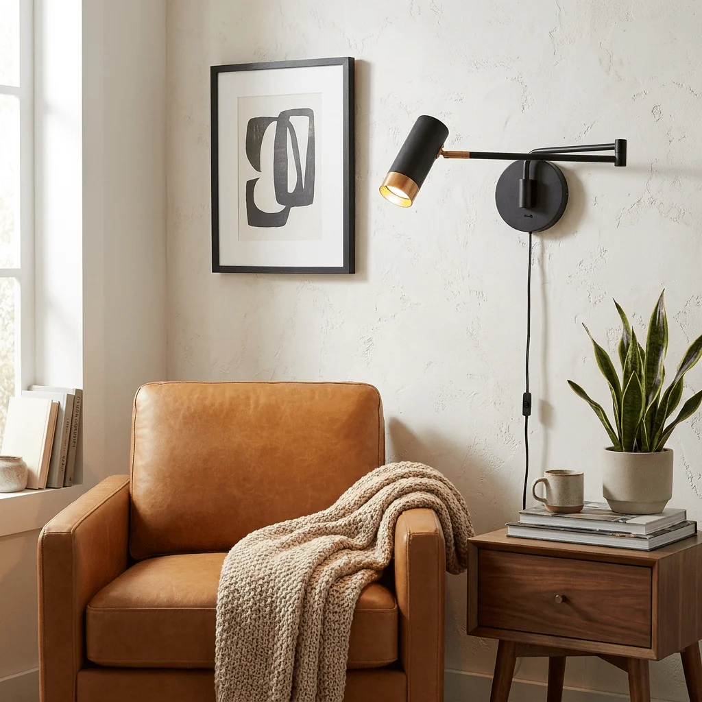 Ridge Arm Plug-in Wall Lamp - Image 5