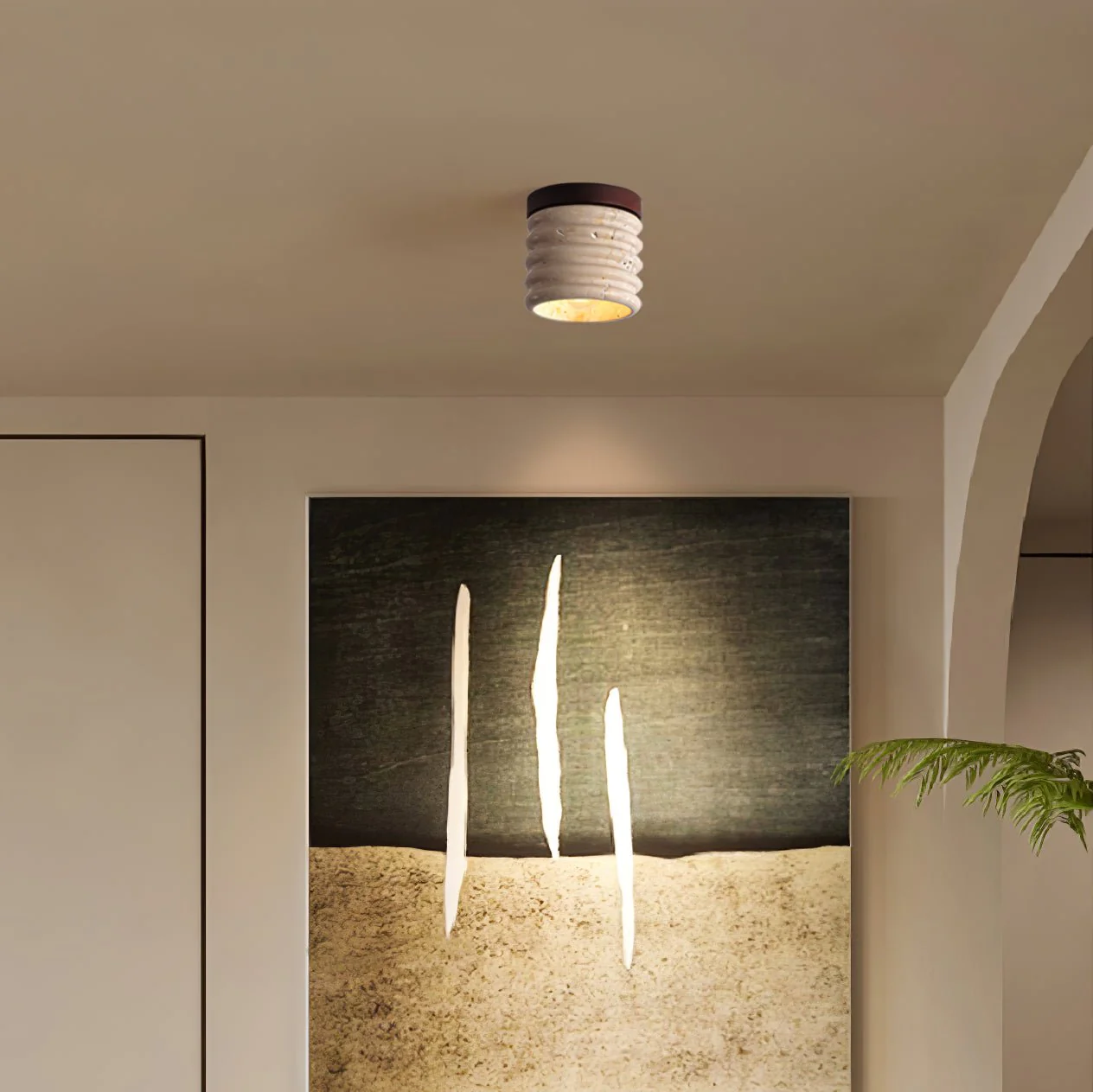 Ridge Artisan Ceiling Lamp - Image 3