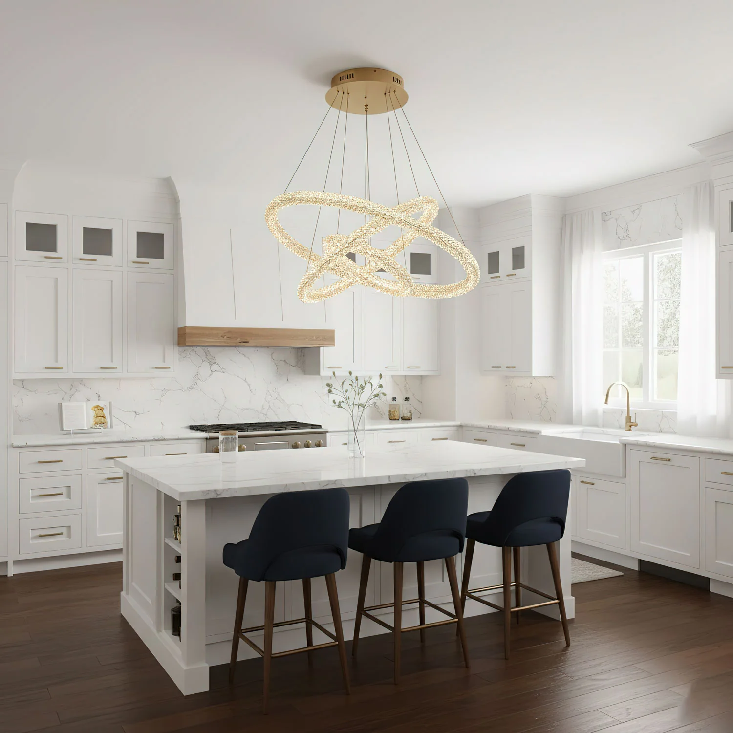 Ring Crystal Chandeliers - Image 2