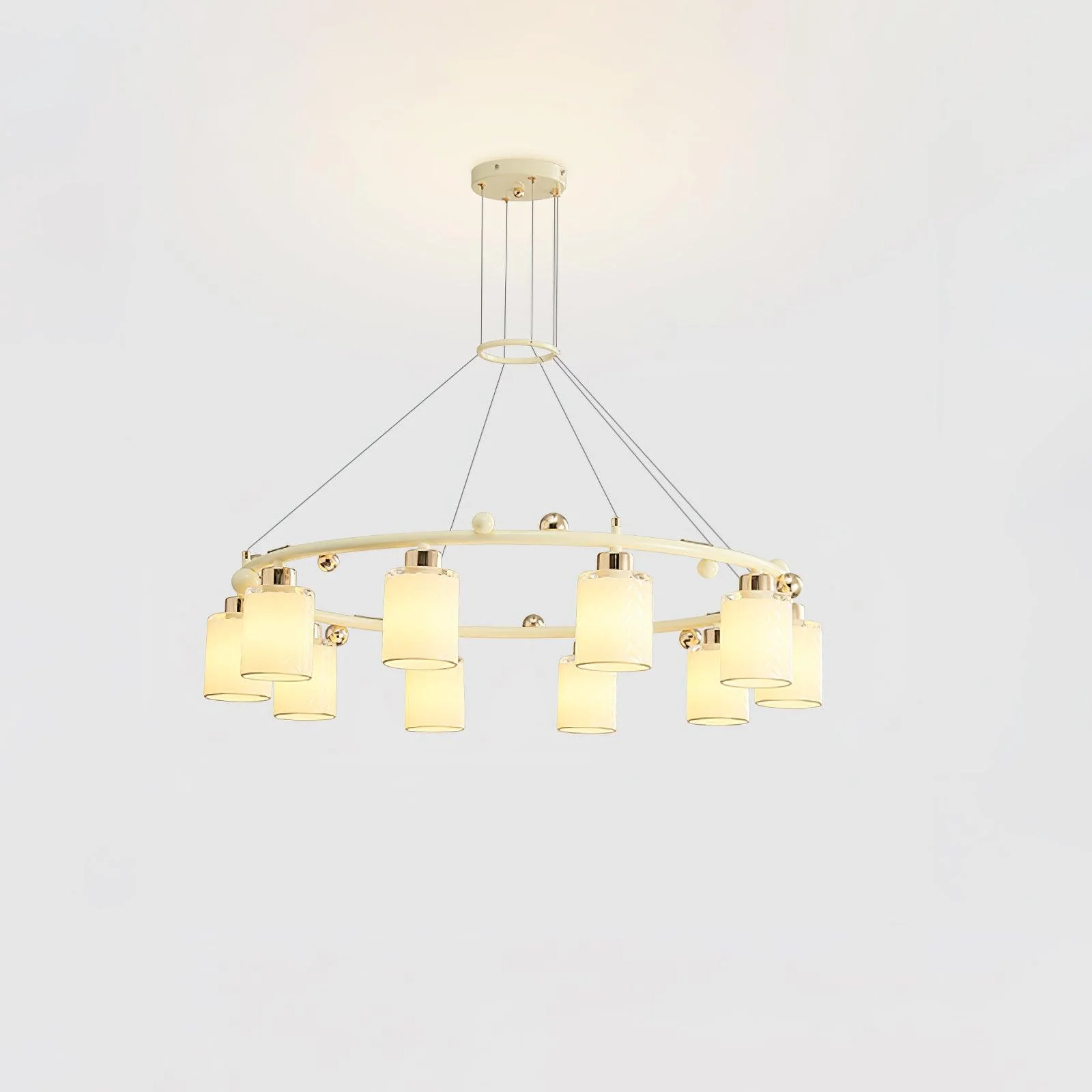 Ring Glass Cup Chandelier - Image 17