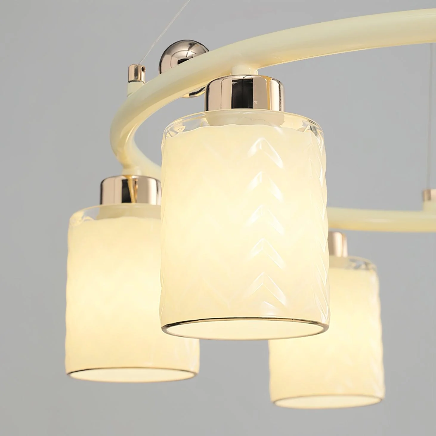 Ring Glass Cup Chandelier - Image 18