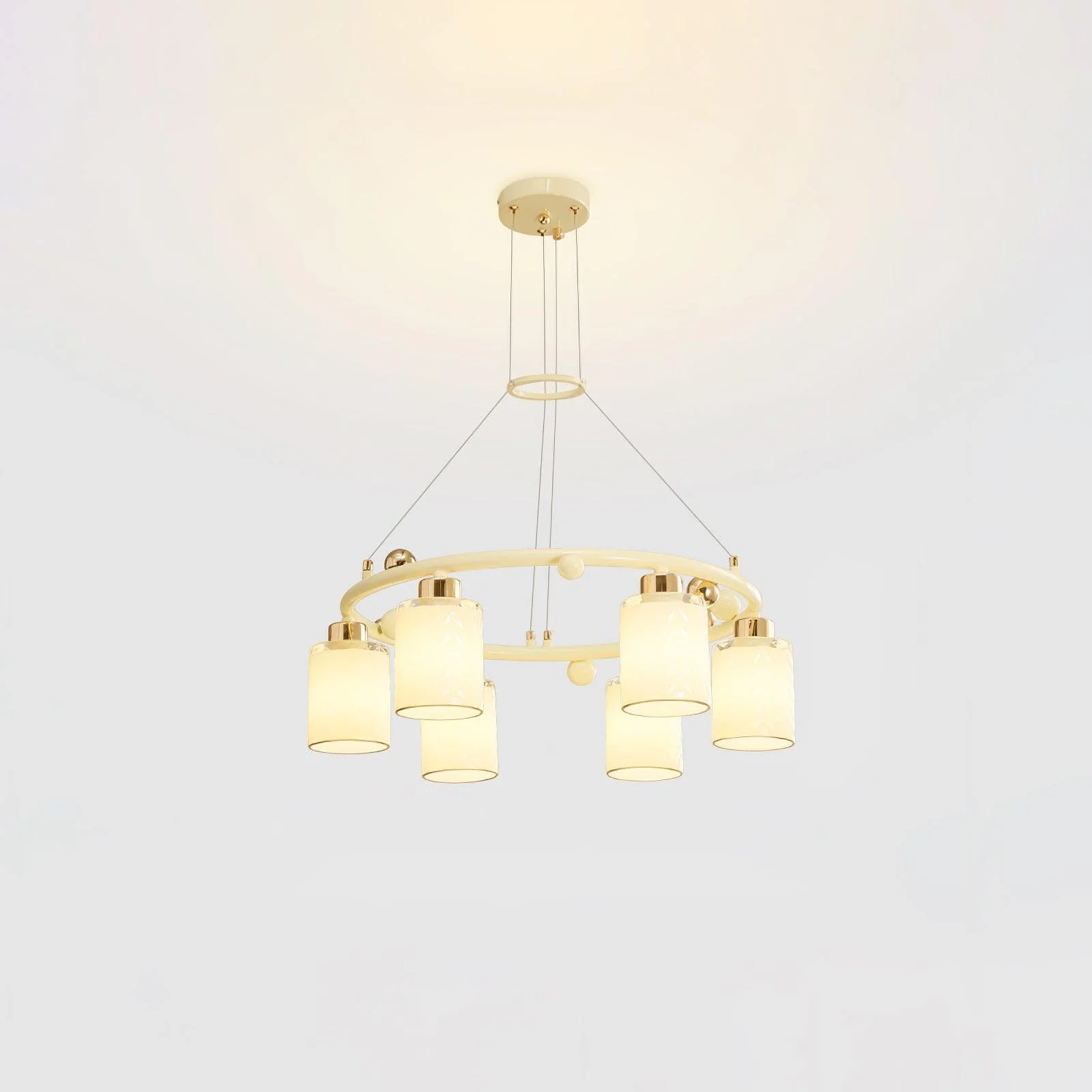 Ring Glass Cup Chandelier - Image 21