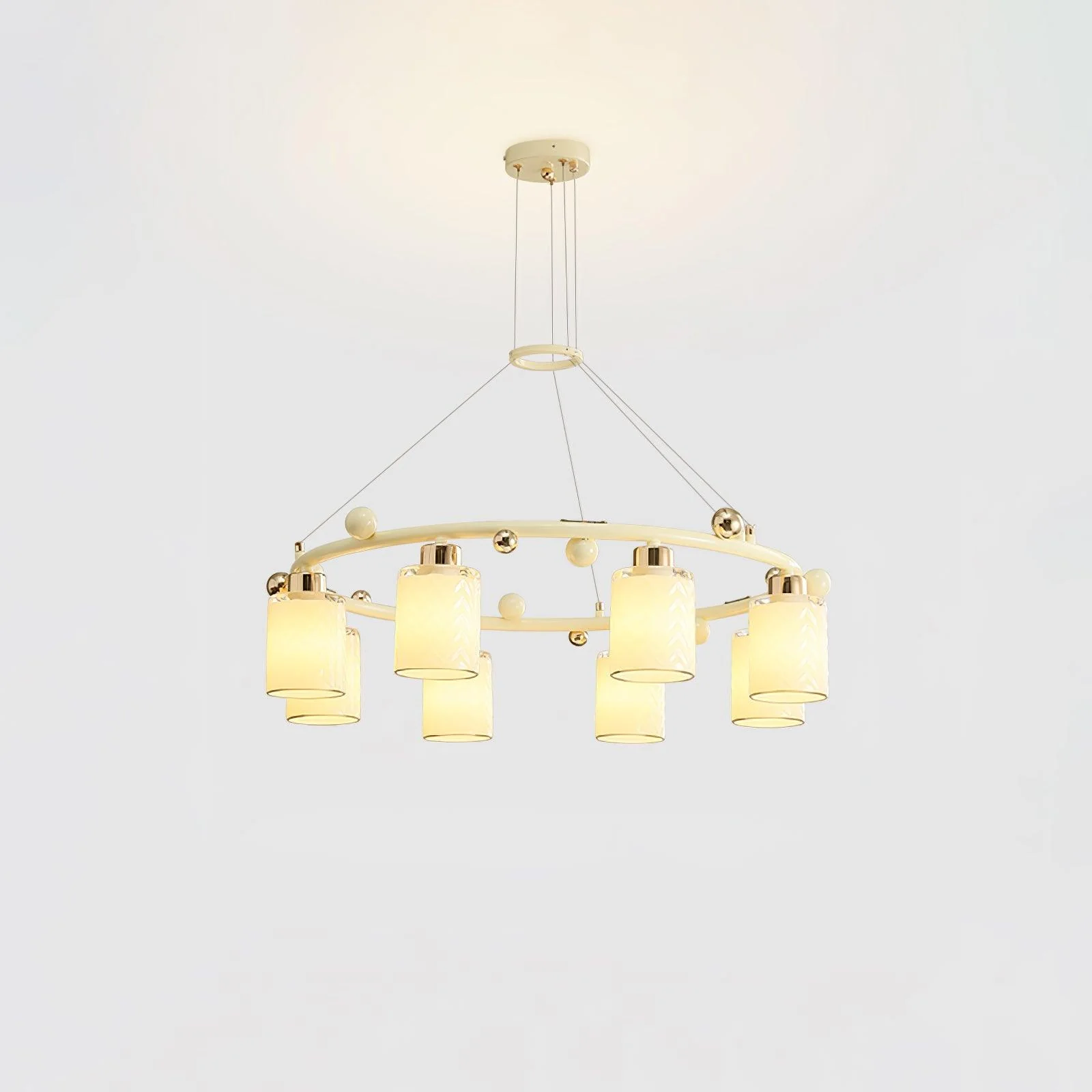 Ring Glass Cup Chandelier - Image 22