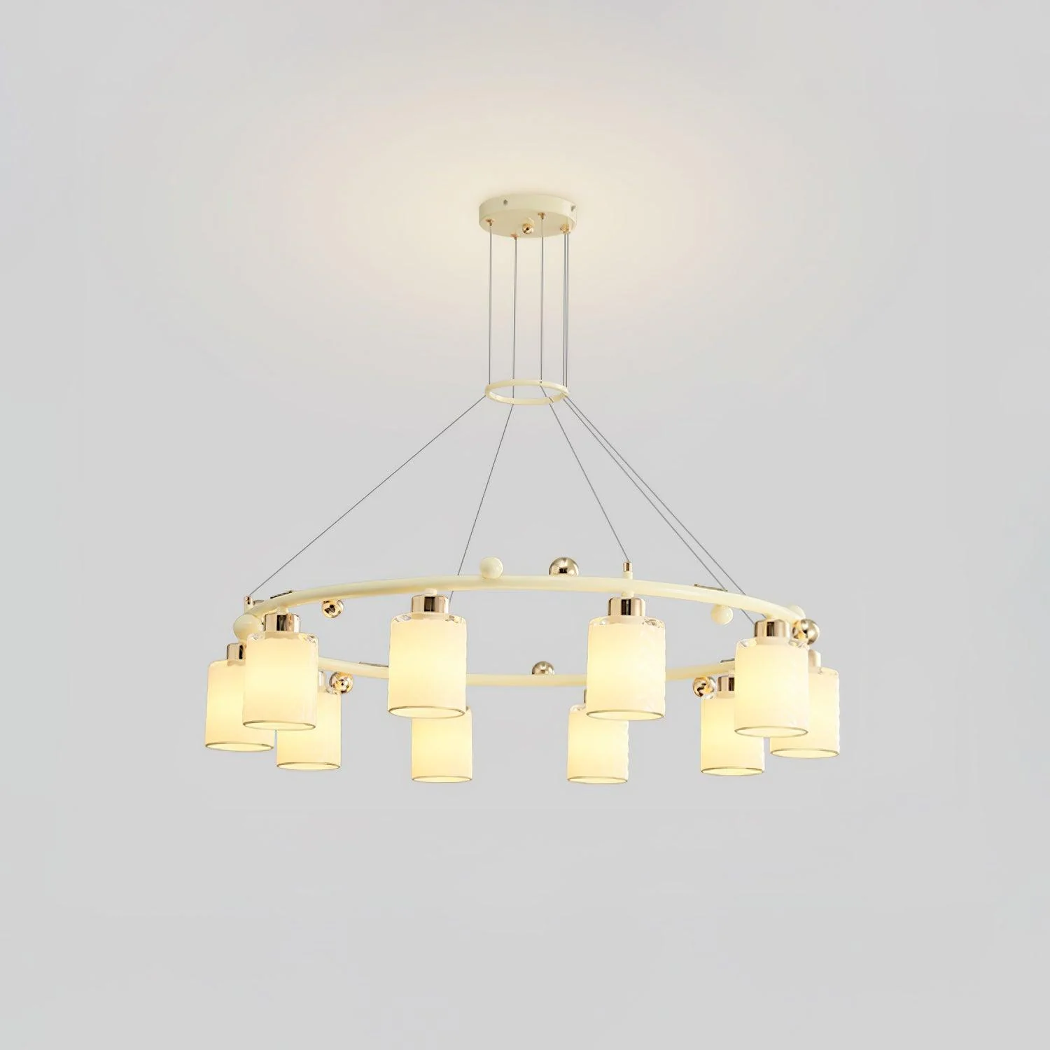 Ring Glass Cup Chandelier - Image 23