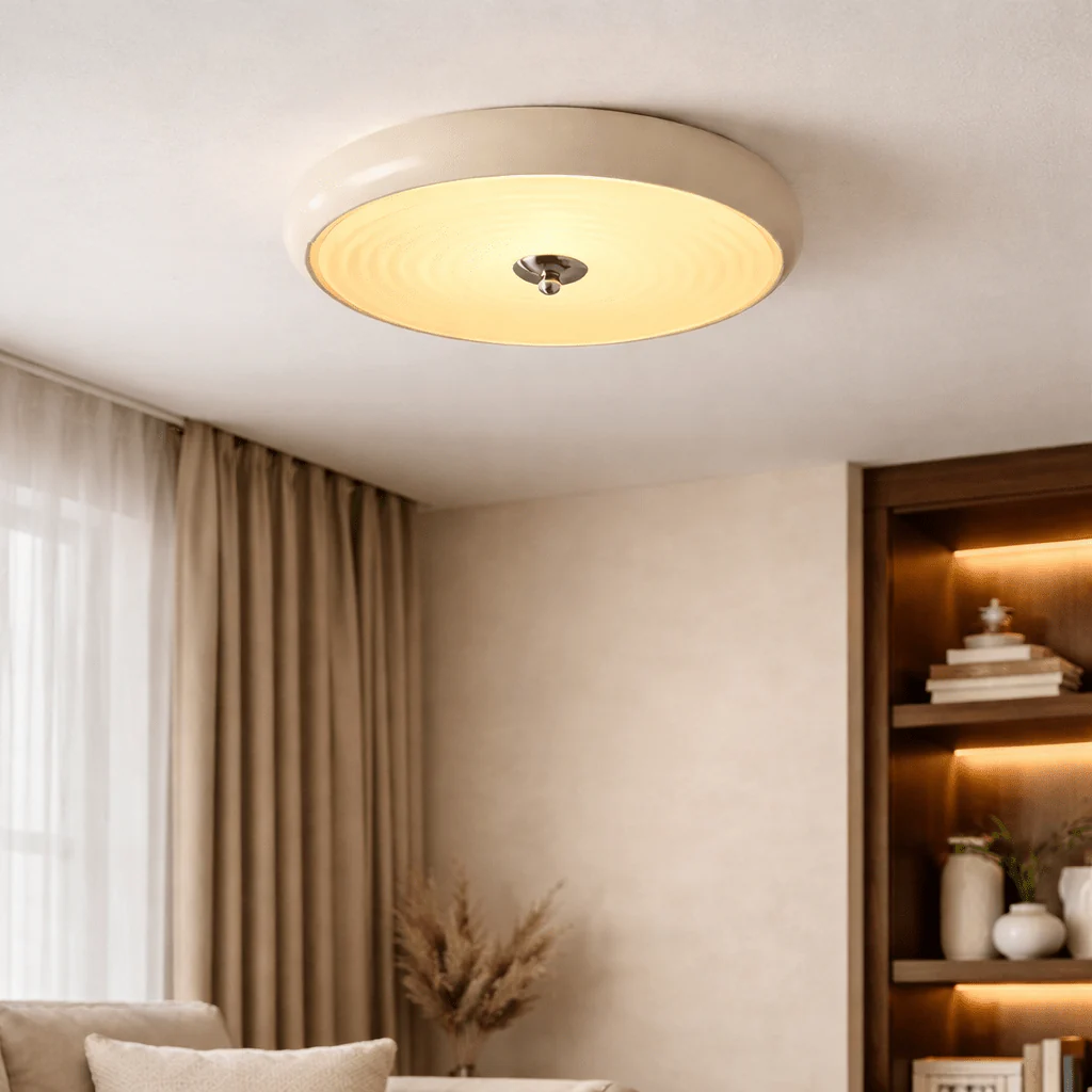 Ripple Cream Ceiling Lamp - Image 2