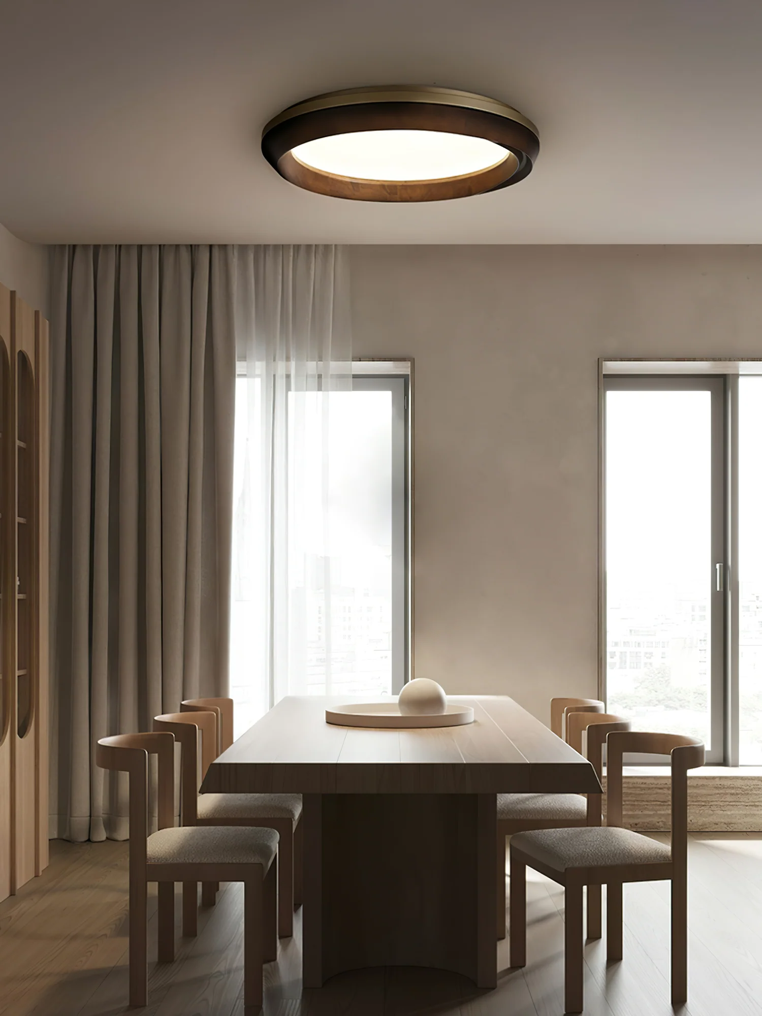 Ripple Wood Ceiling Light - Image 11
