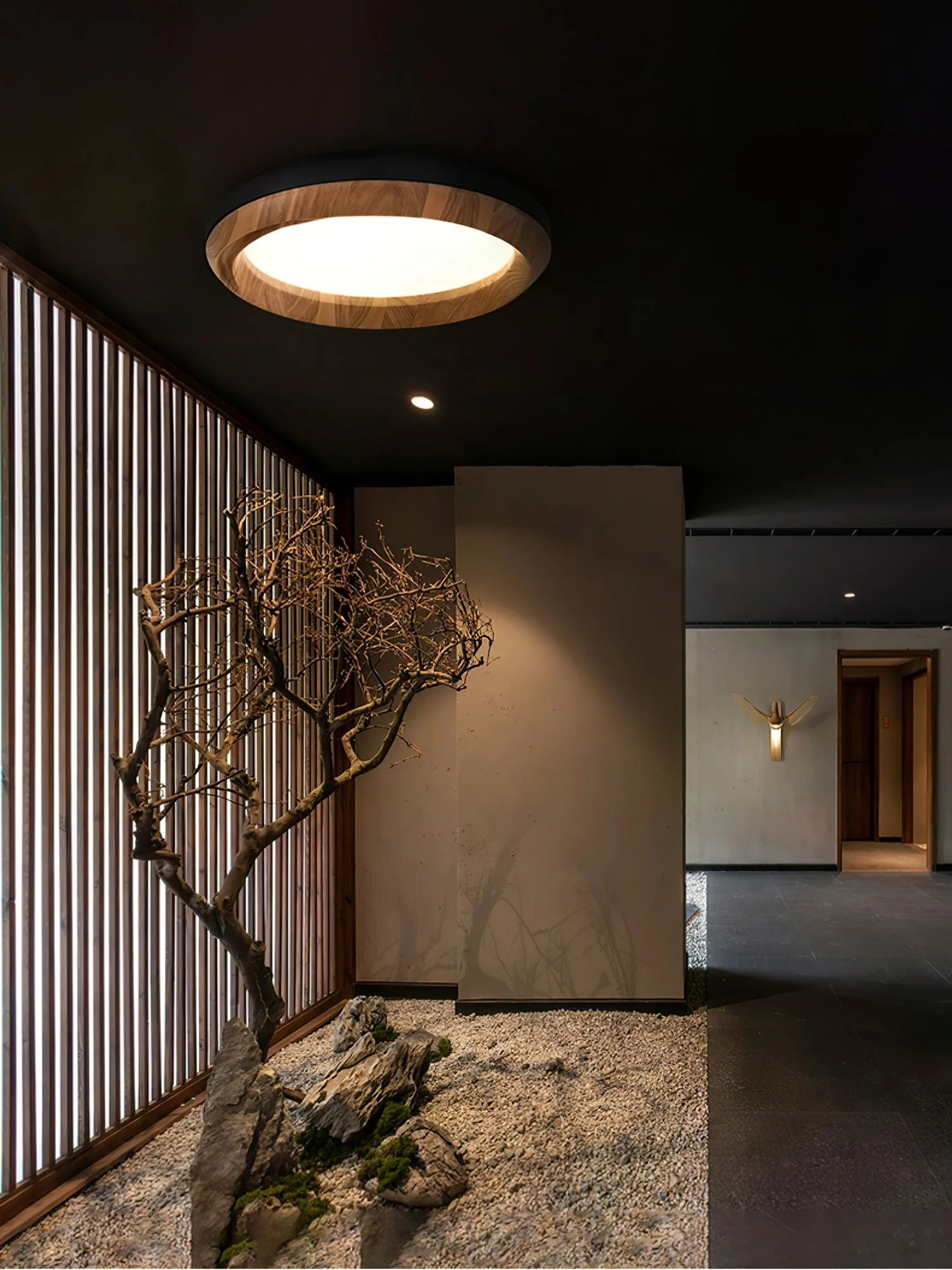 Ripple Wood Ceiling Light - Image 5