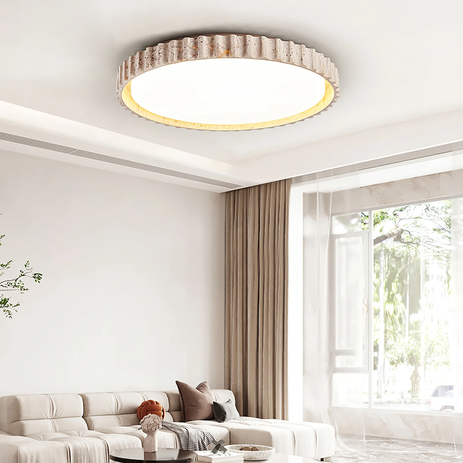 Riva Stone Ceiling Light - Image 12