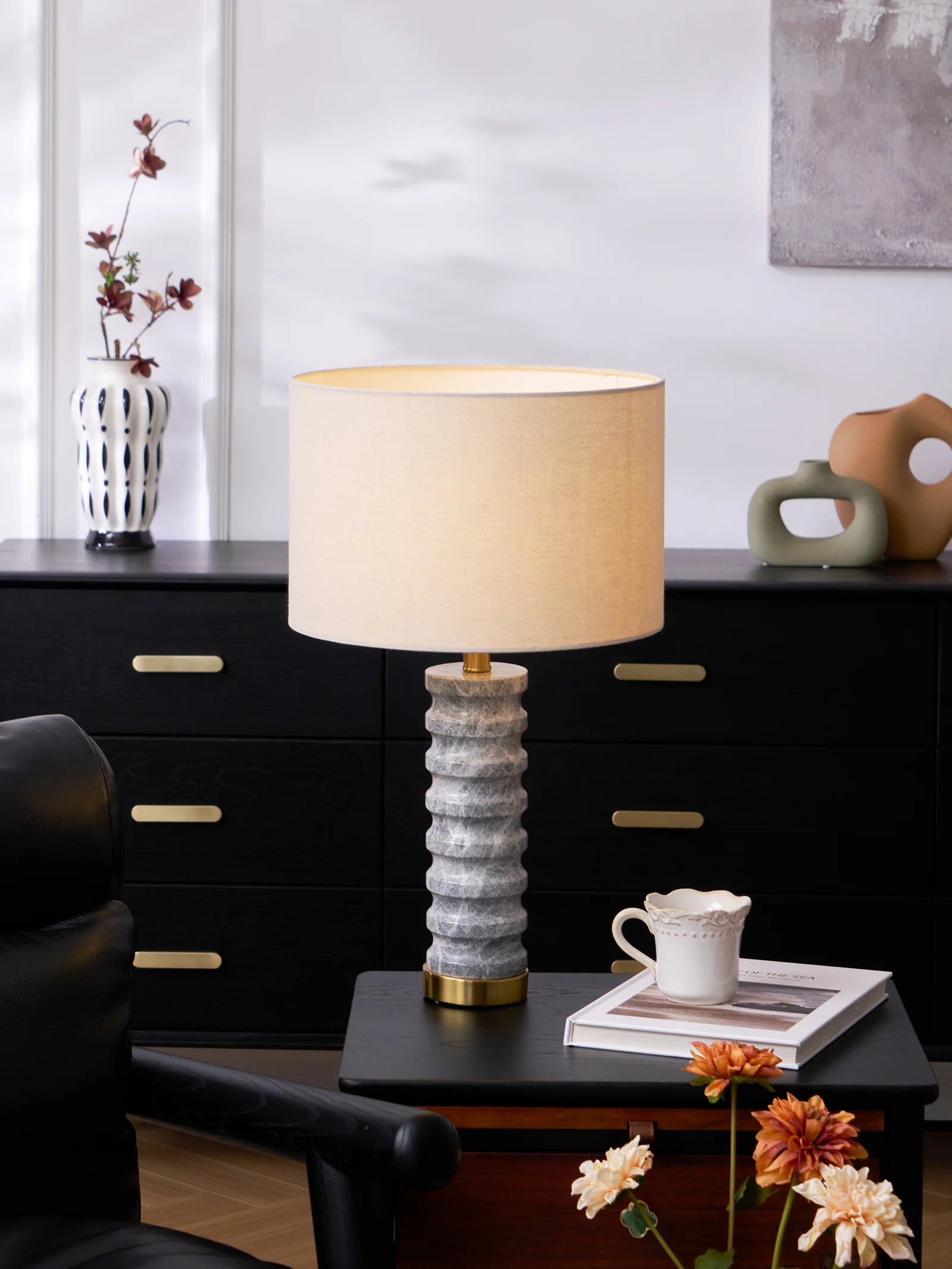 Rivara Stone Table Lamp - Image 29