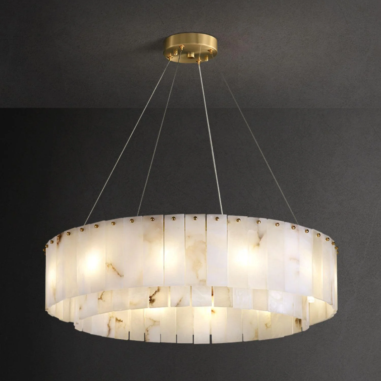 Rock Alabaster Chandelier - Image 26