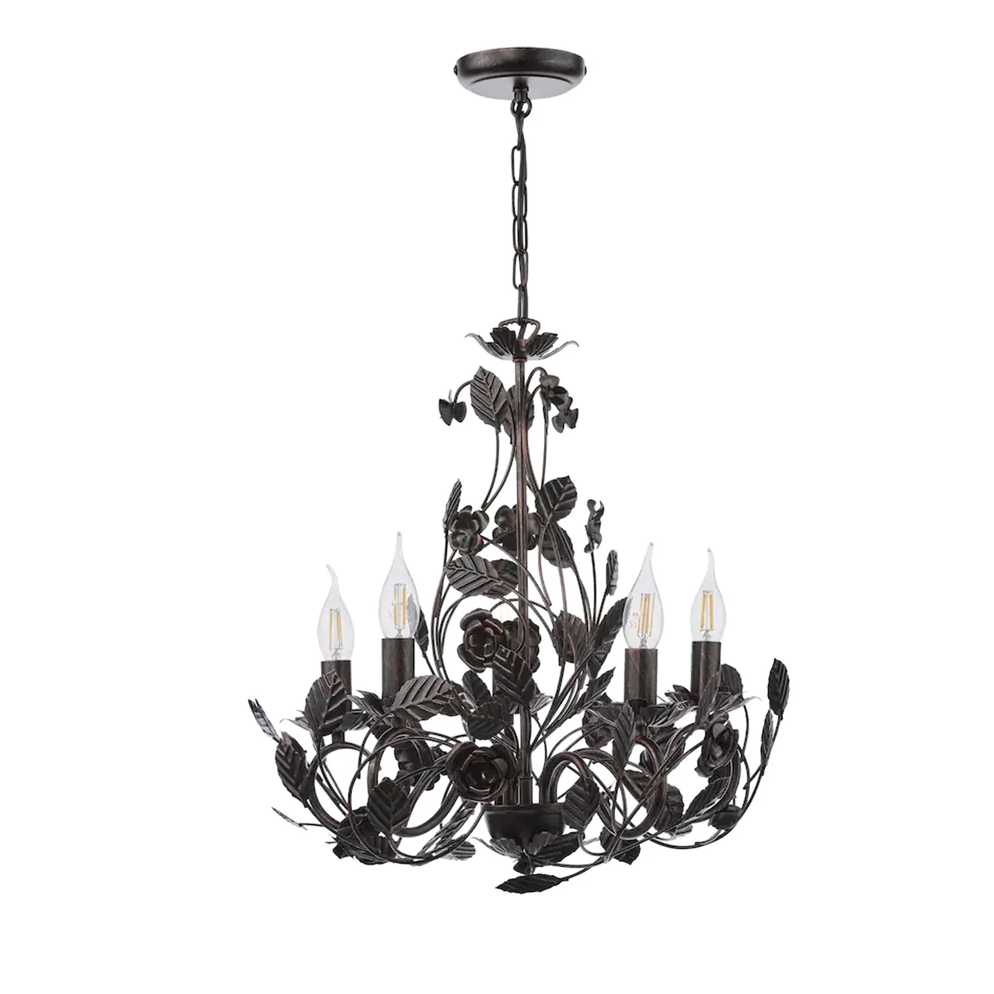 Rosaio Wrought Iron Chandelier - Image 12
