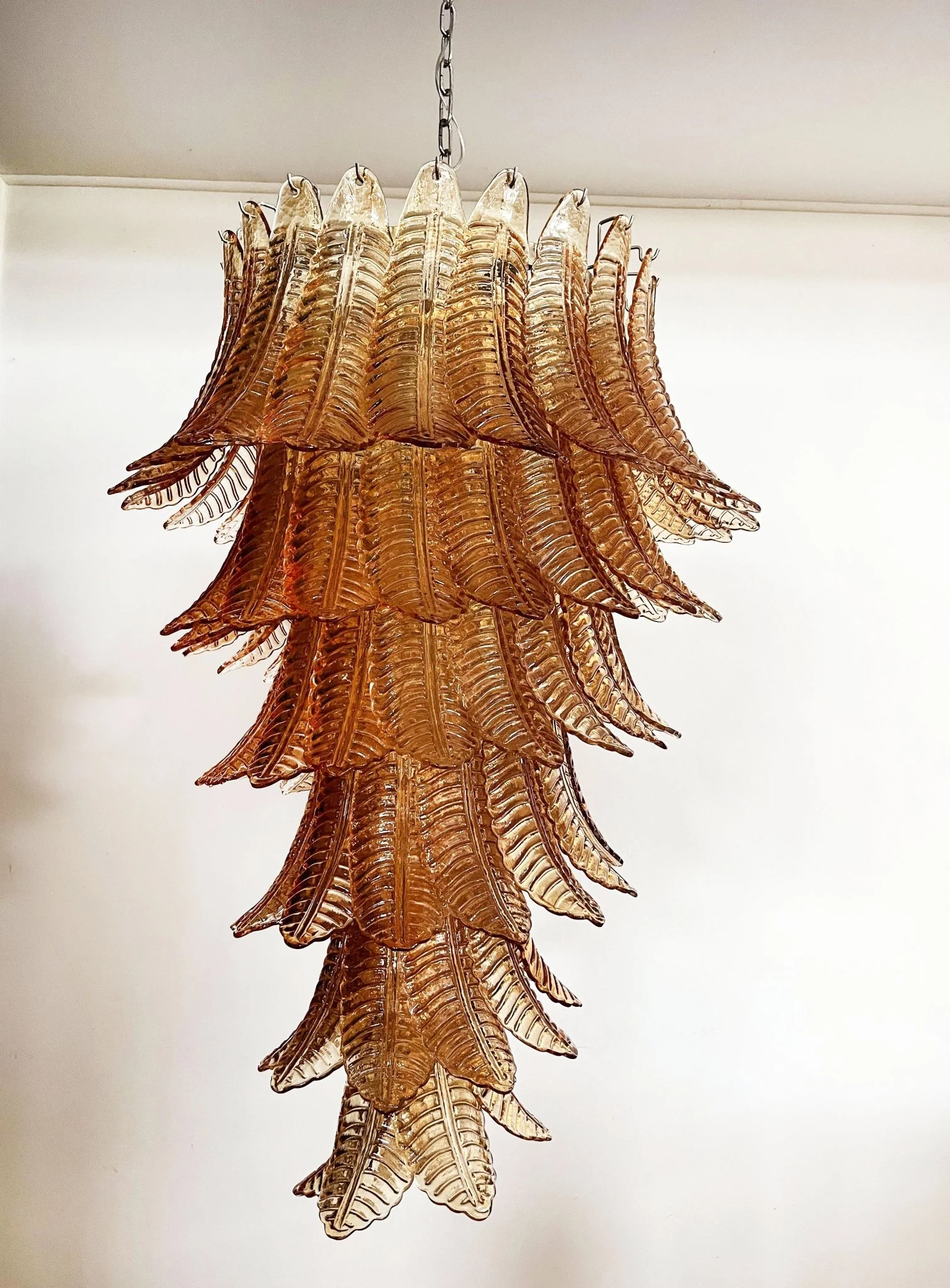 Rosalind Murano Amber Chandelier - Image 16