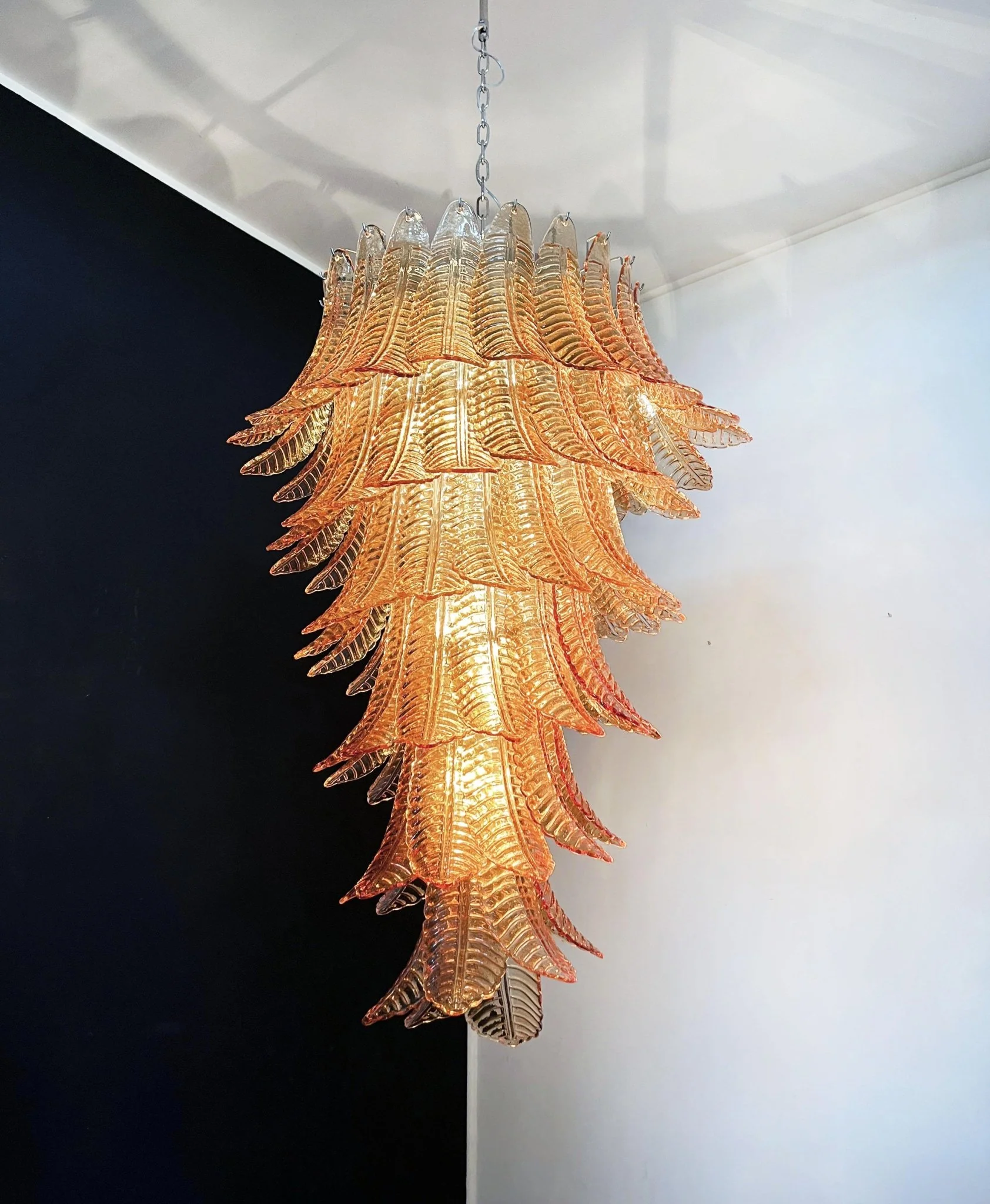 Rosalind Murano Amber Chandelier - Image 21
