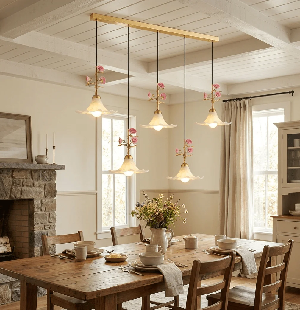 Rosaline Bloom Pendant Lamp - Image 9