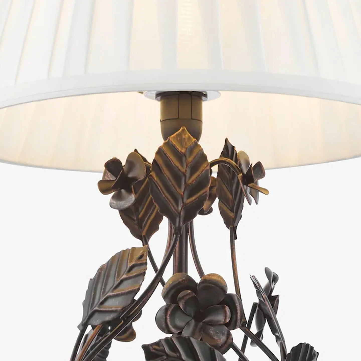 Rosaspina Wrought Iron Rose Table Lamp - Image 4