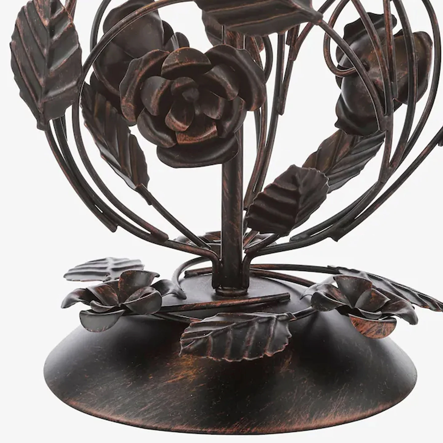 Rosaspina Wrought Iron Rose Table Lamp - Image 5