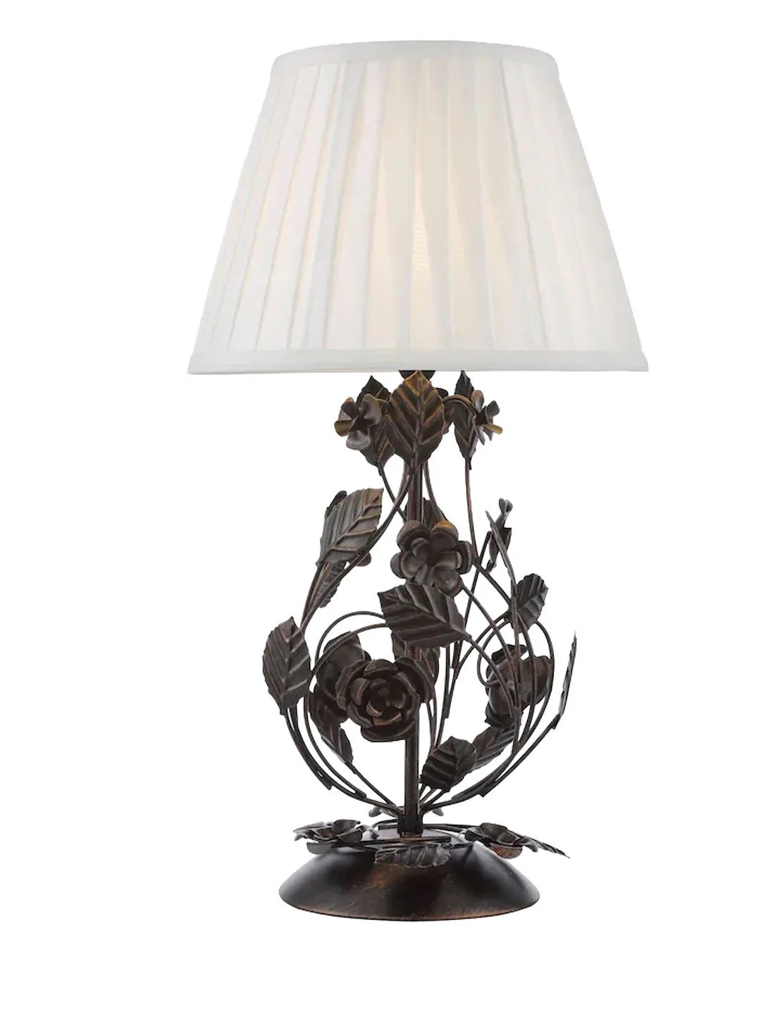 Rosaspina Wrought Iron Rose Table Lamp - Image 7