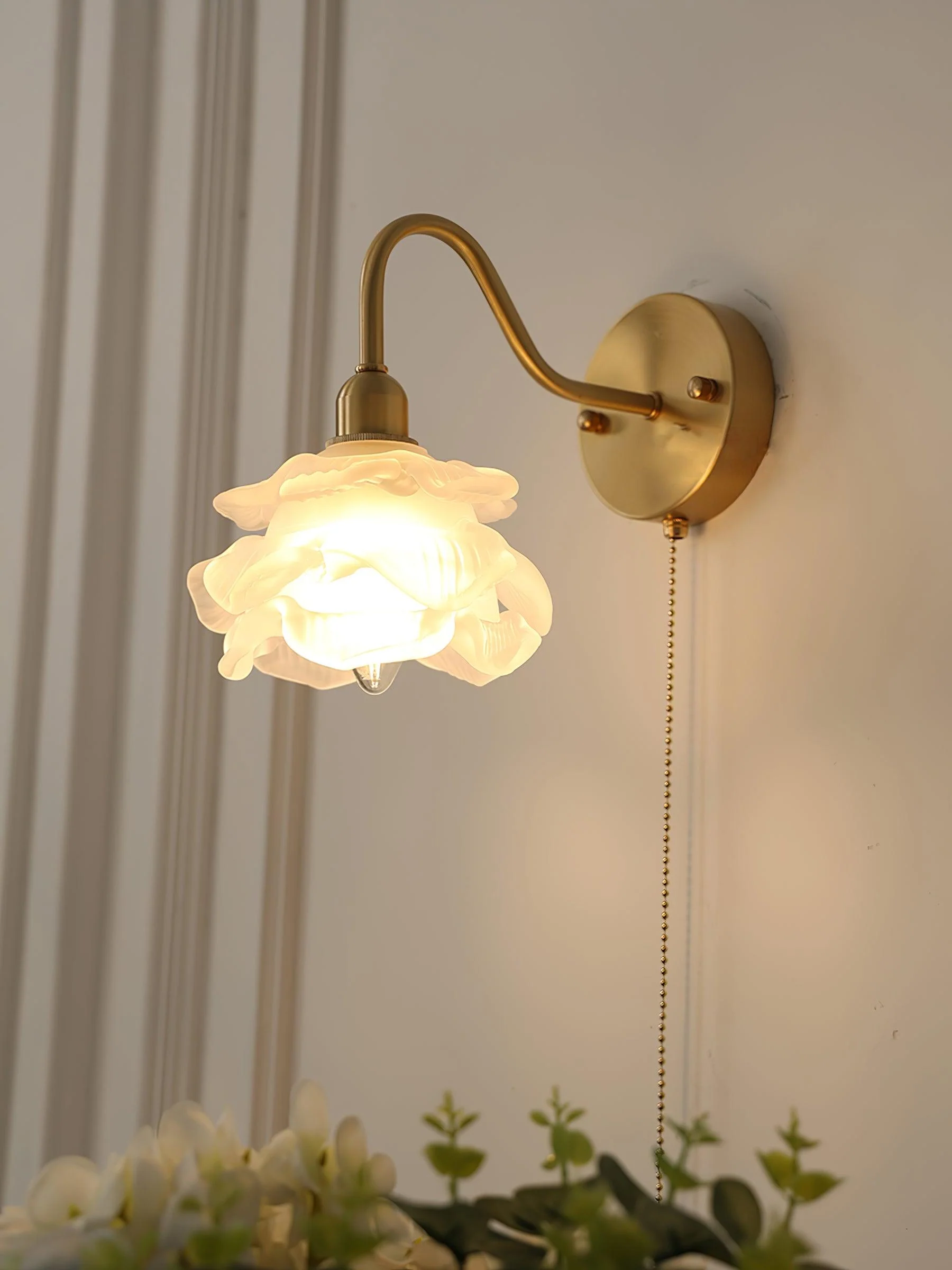 Rose Brass Wall Light - Image 18