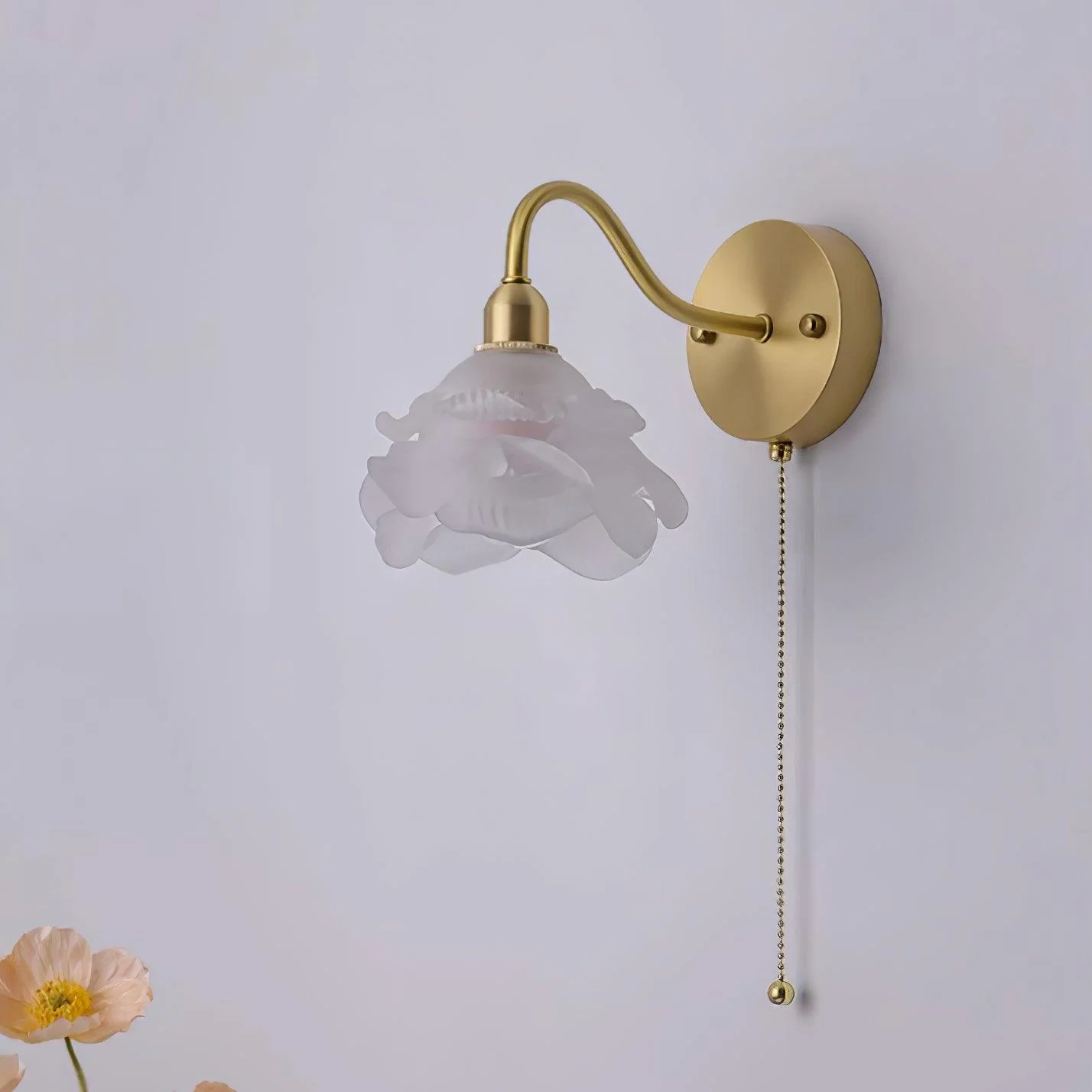 Rose Brass Wall Light - Image 19