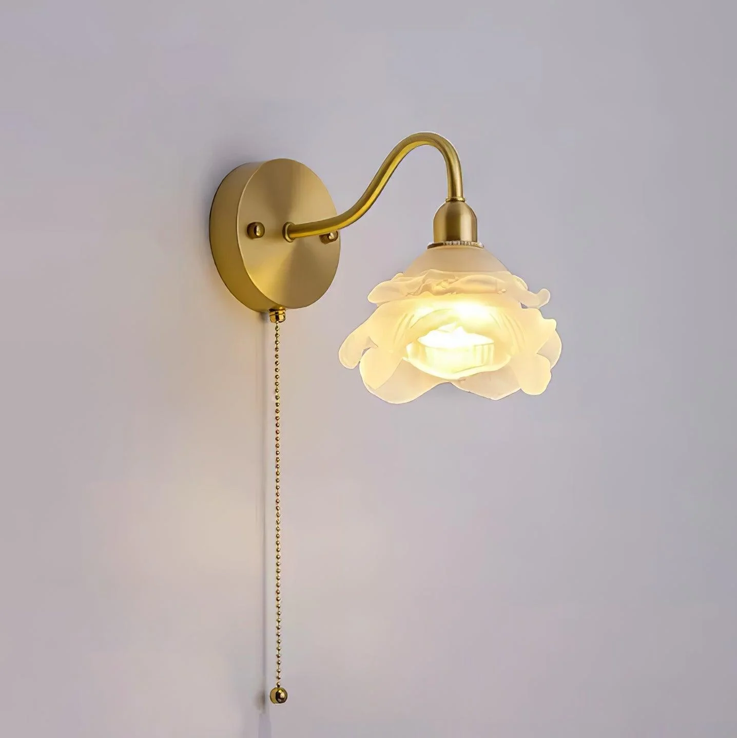 Rose Brass Wall Light - Image 20