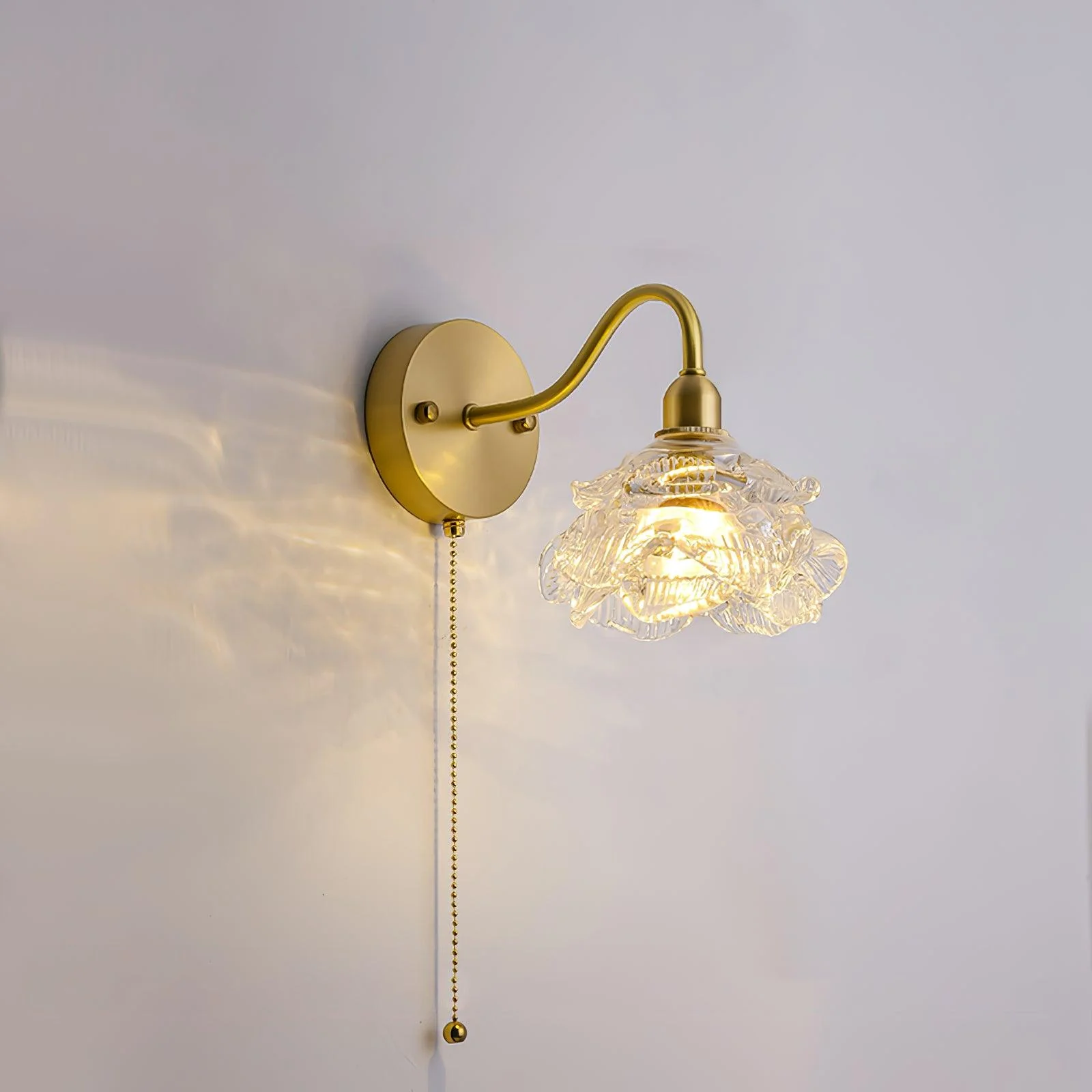 Rose Brass Wall Light - Image 21
