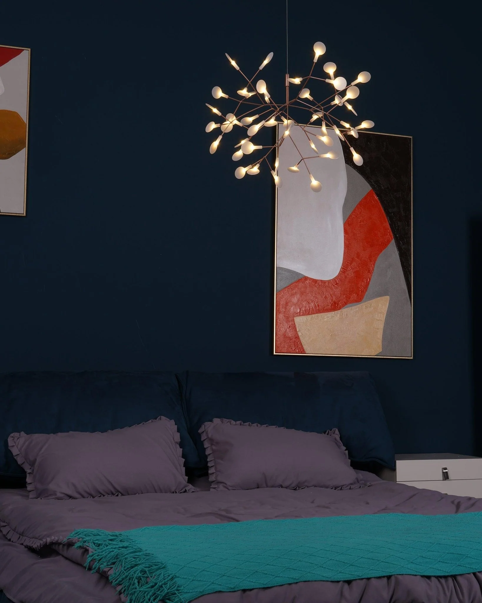 Rose Gold Firefly LED Chandelier - Image 21