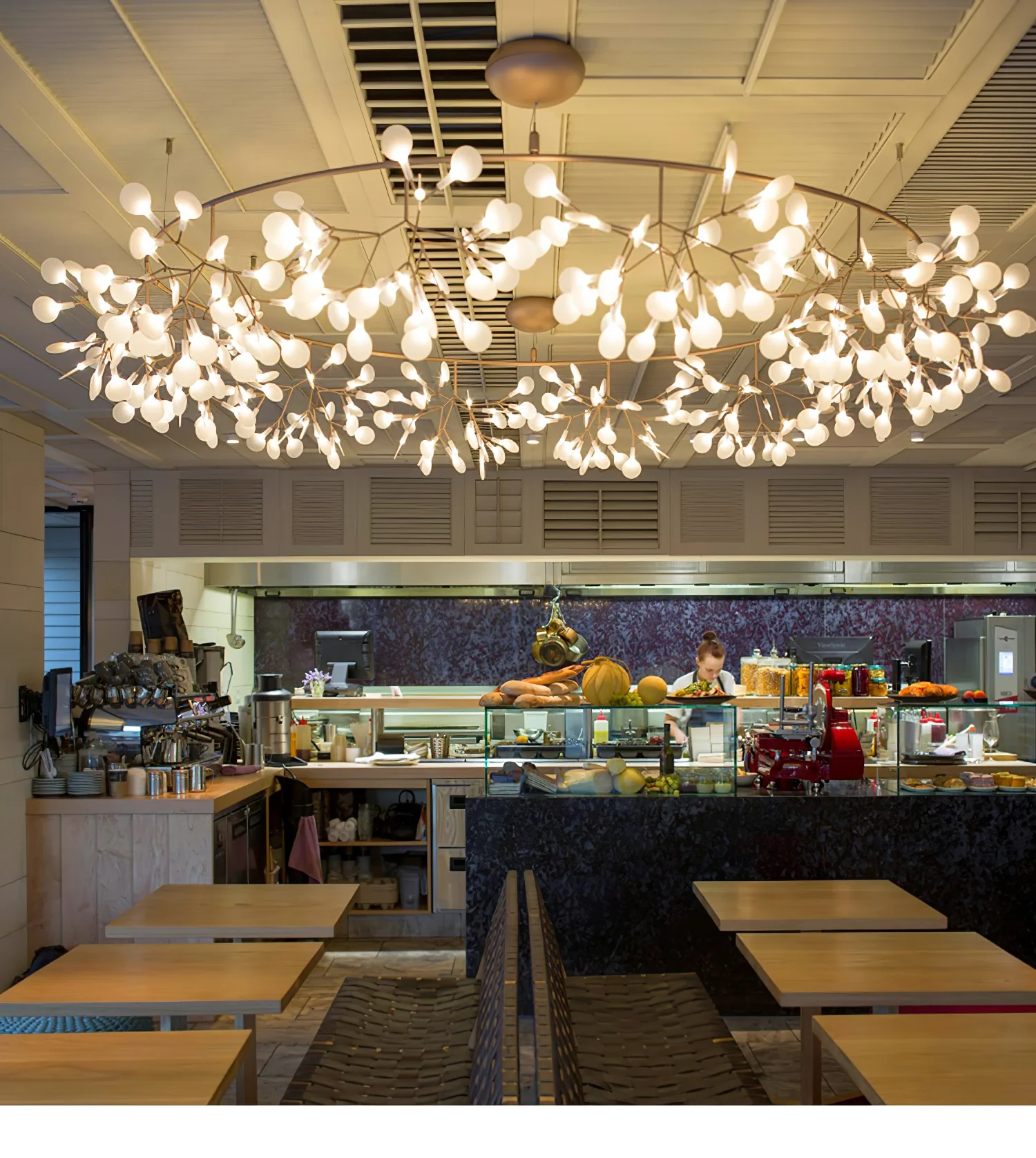 Rose Gold Firefly LED Chandelier - Image 76