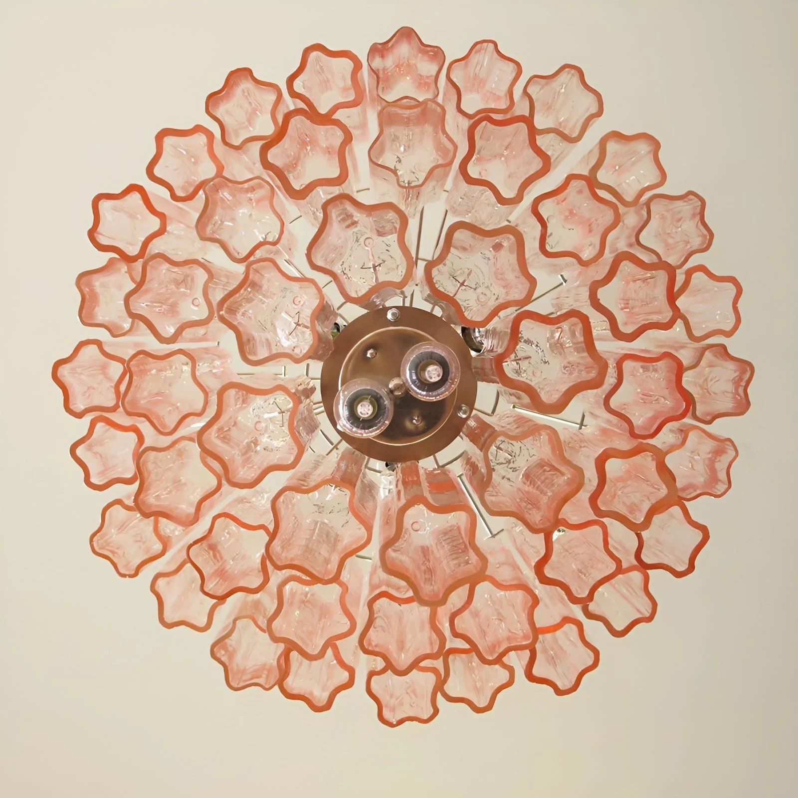 Rose Murano Glass Chandelier - Image 10