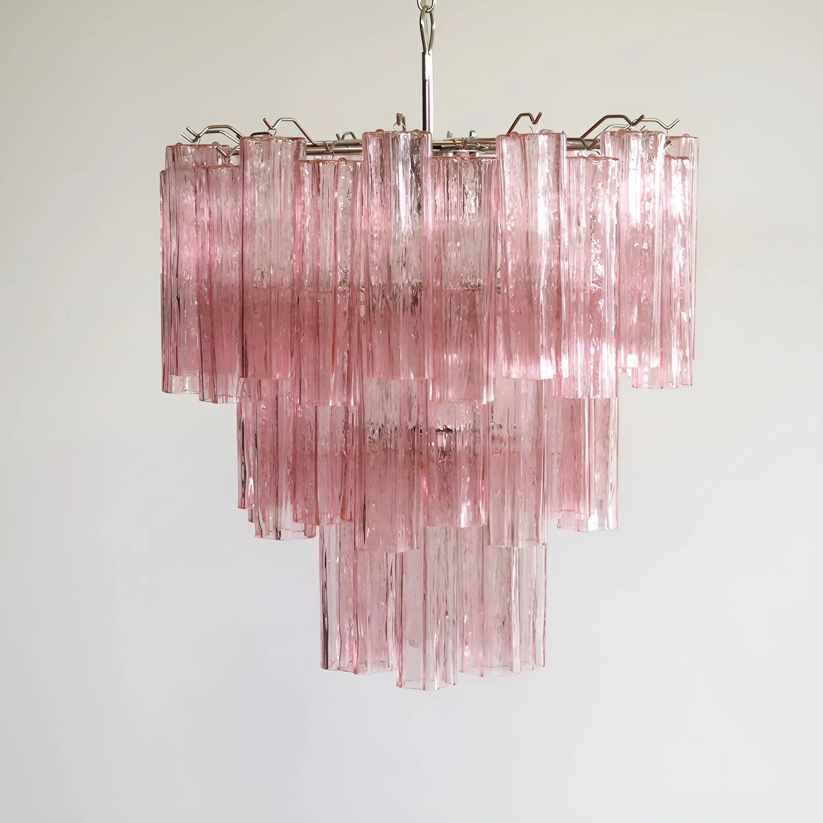 Rose Murano Glass Chandelier - Image 11