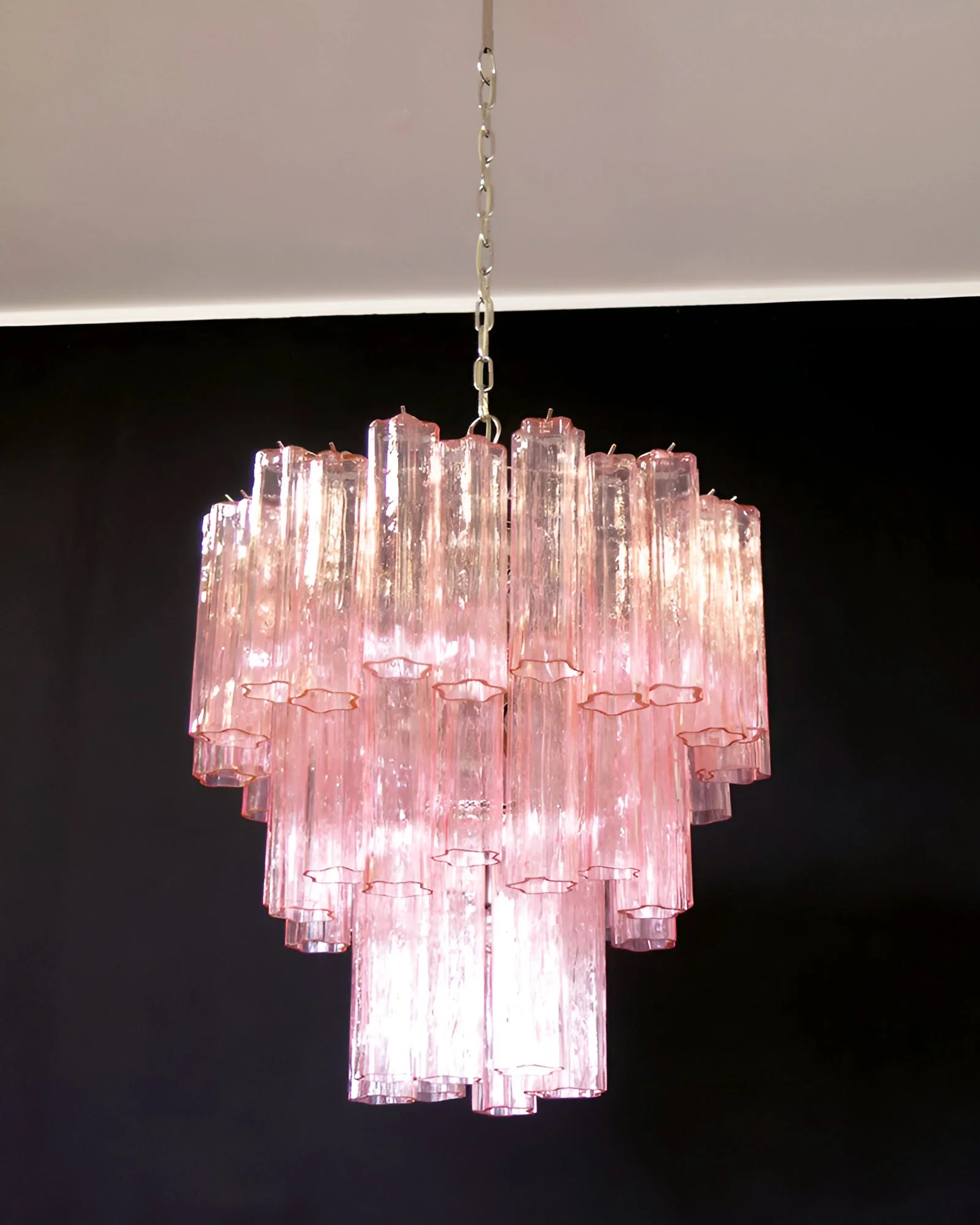 Rose Murano Glass Chandelier - Image 17