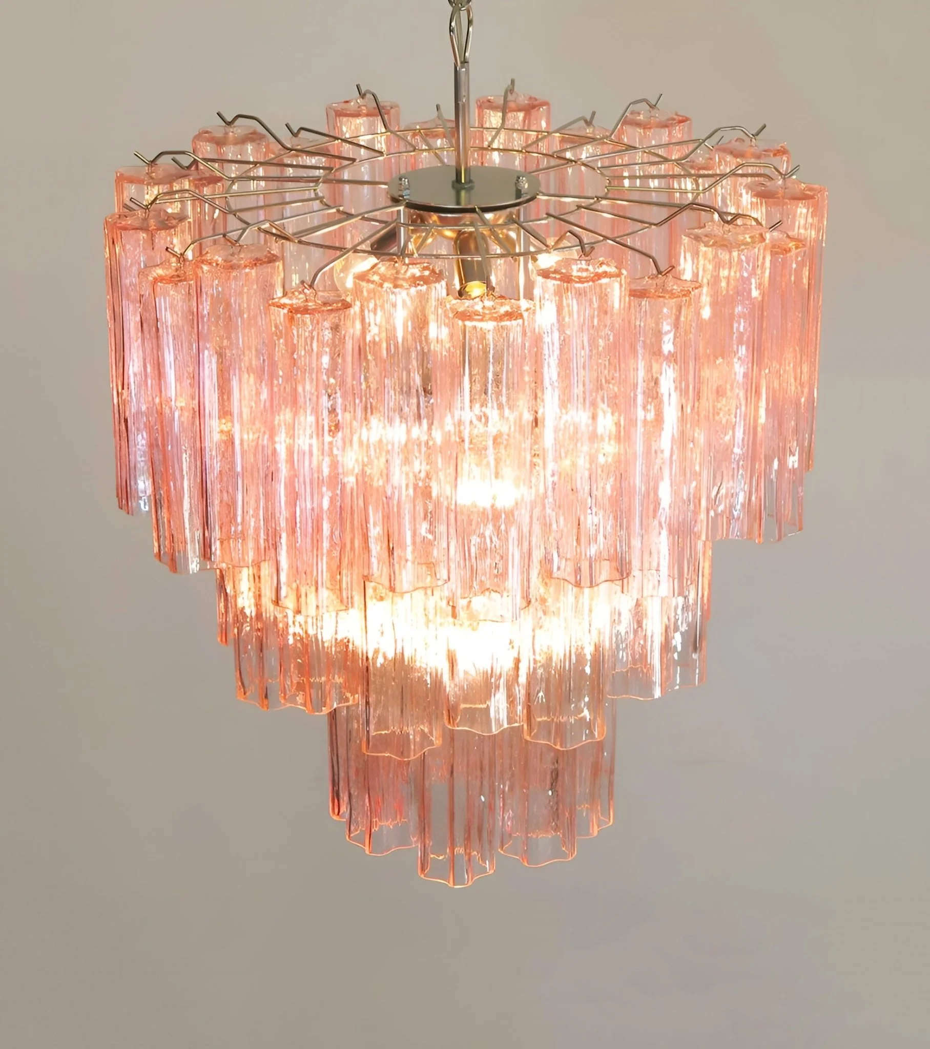 Rose Murano Glass Chandelier - Image 24