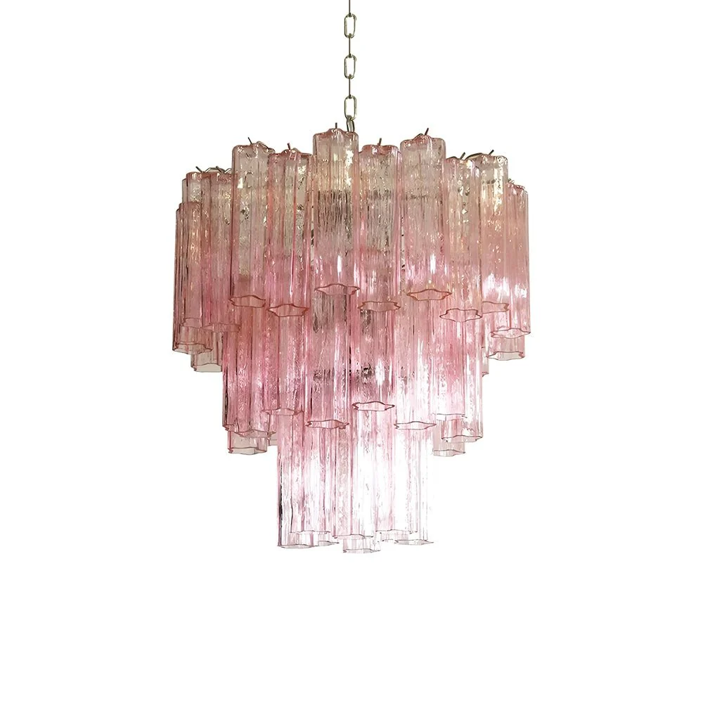 Rose Murano Glass Chandelier - Image 25