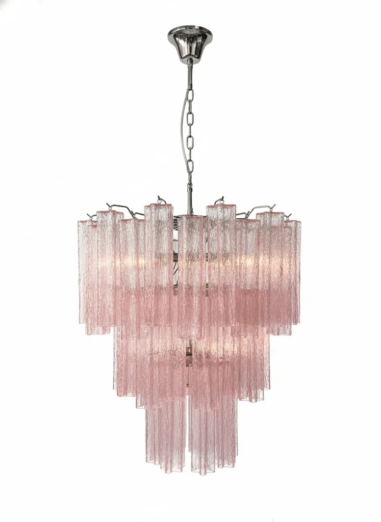 Rose Murano Glass Chandelier - Image 34
