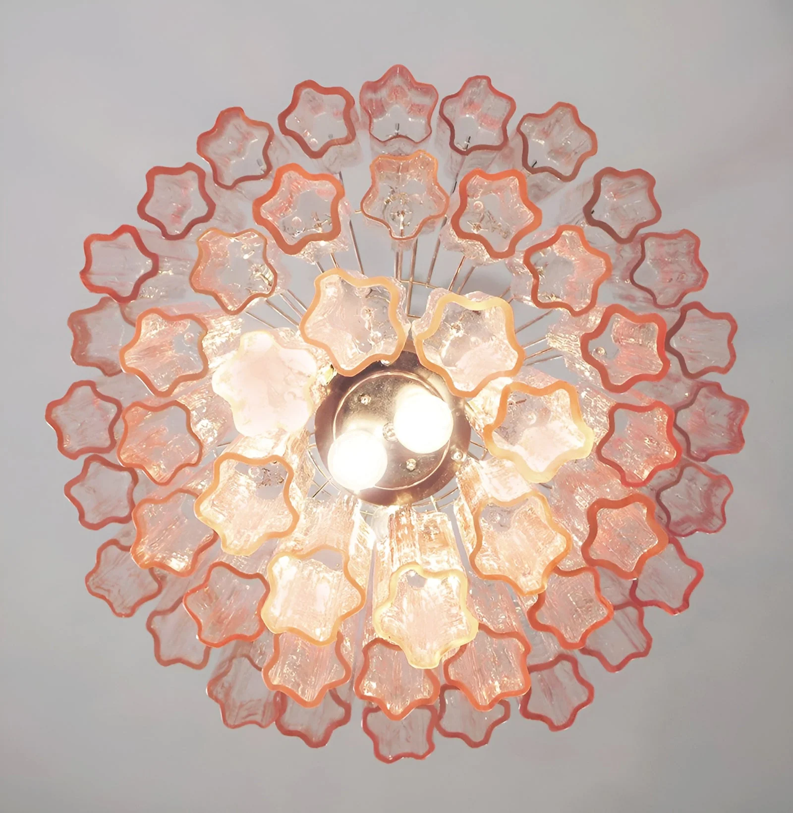 Rose Murano Glass Chandelier - Image 9